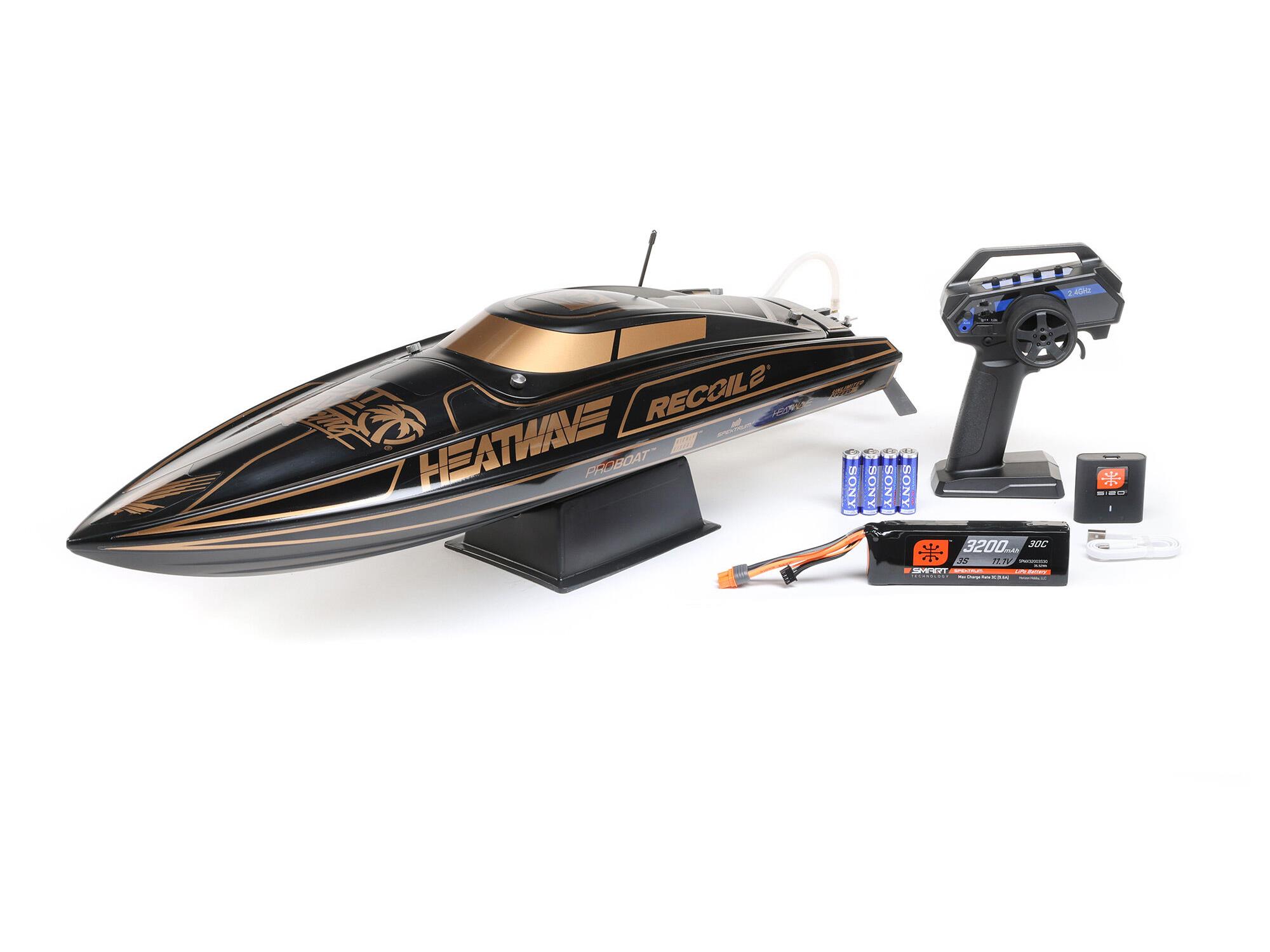 Recoil 2 V2 26" Self-Righting Brushless Deep-V RTR, Heat Wav-9
