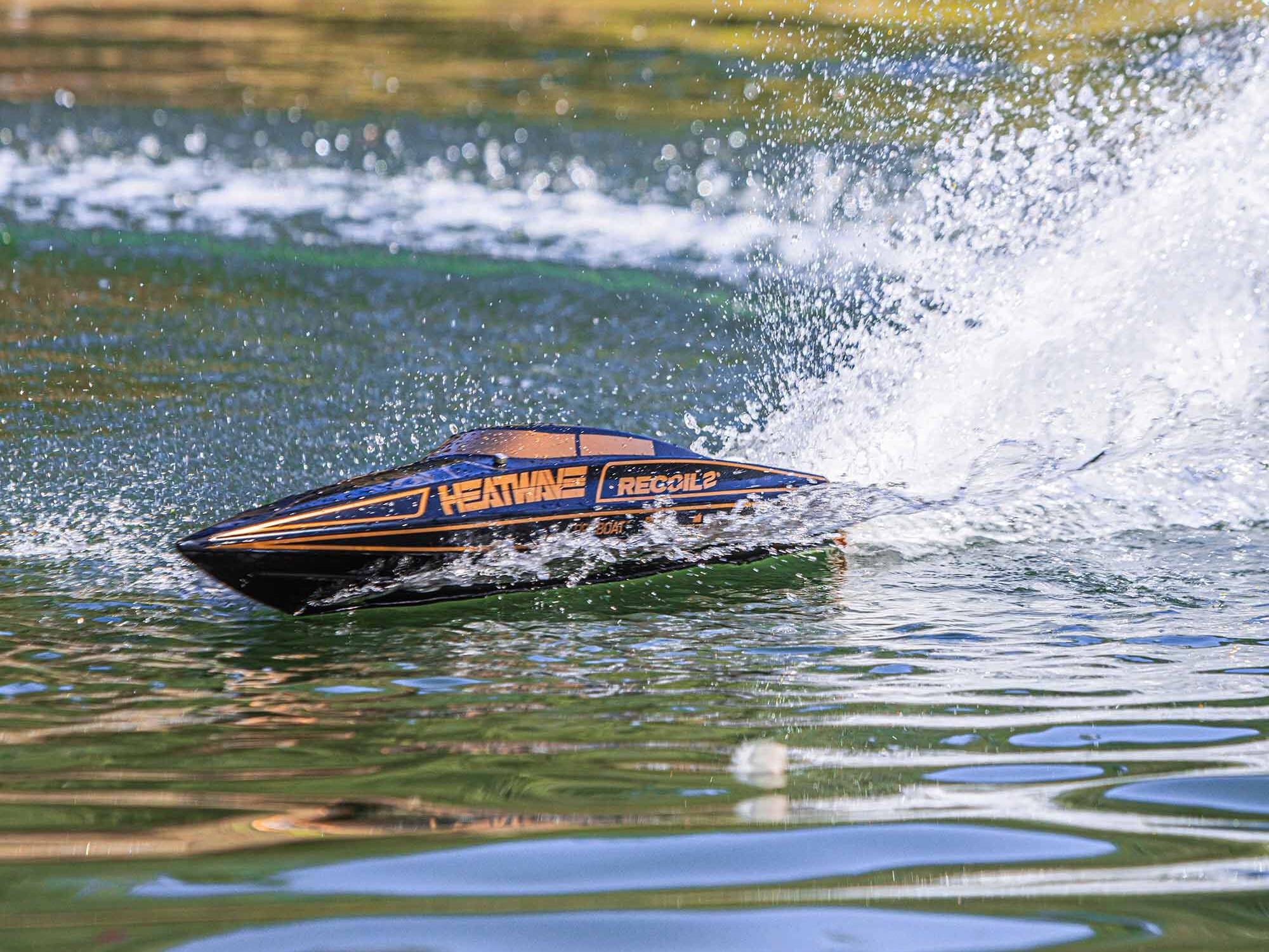 Recoil 2 V2 26" Self-Righting Brushless Deep-V RTR, Heat Wav-12