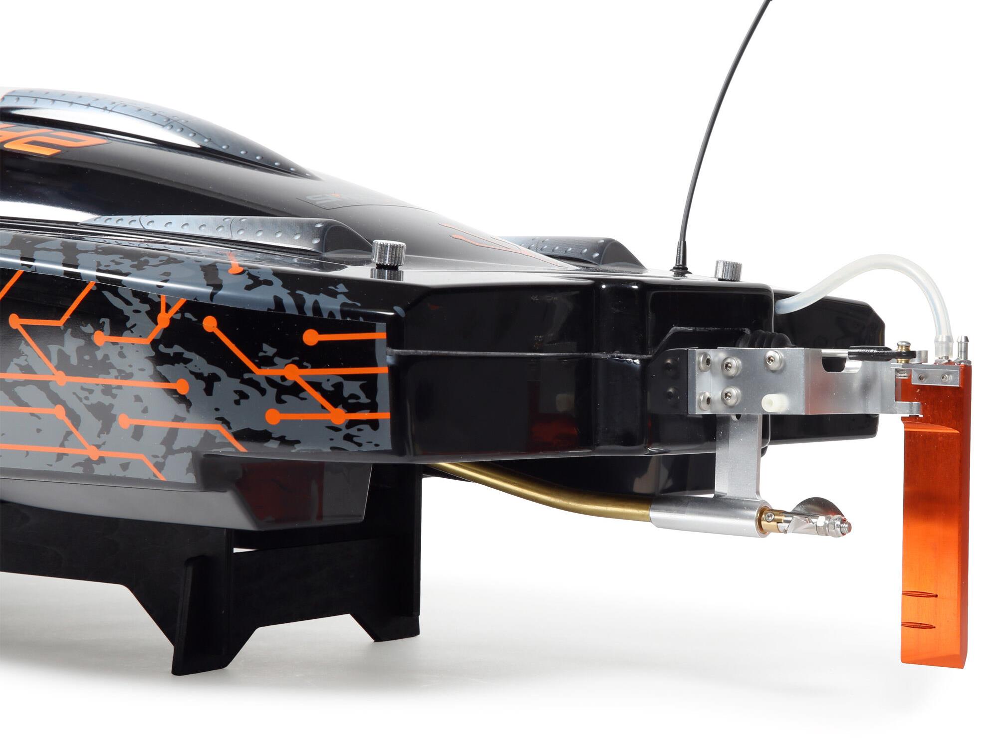 Blackjack 42" 8S Brushless Catamaran RTR: Black/Orange-13