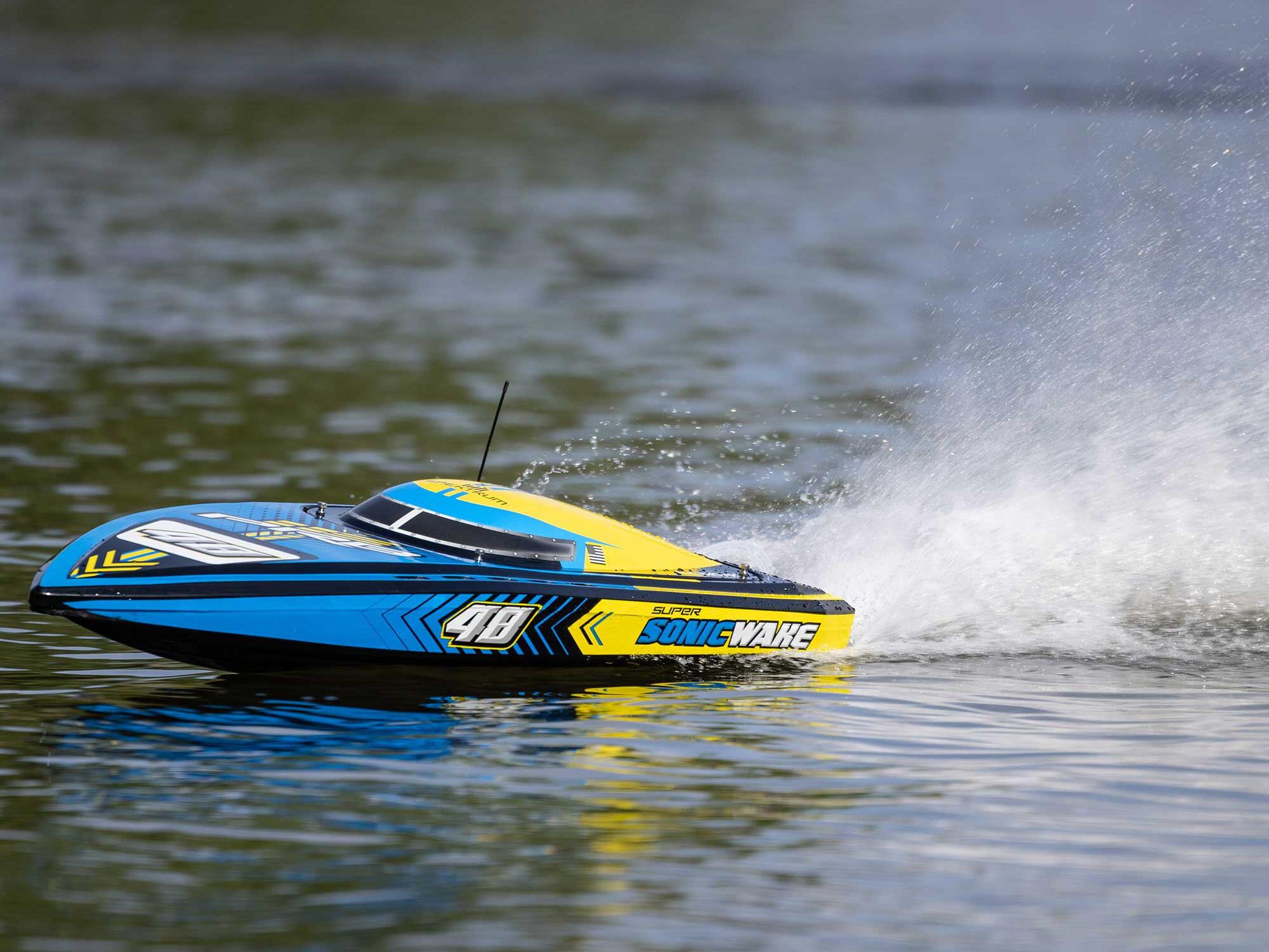 Super Sonicwake 48" 8S Self-Righting Brushless Deep-V RTR-22