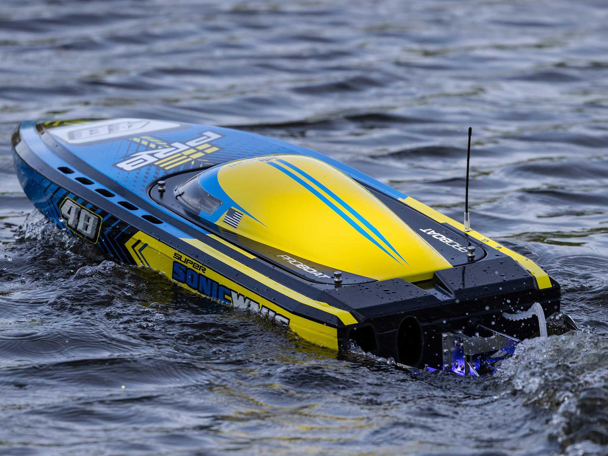 Super Sonicwake 48" 8S Self-Righting Brushless Deep-V RTR-25