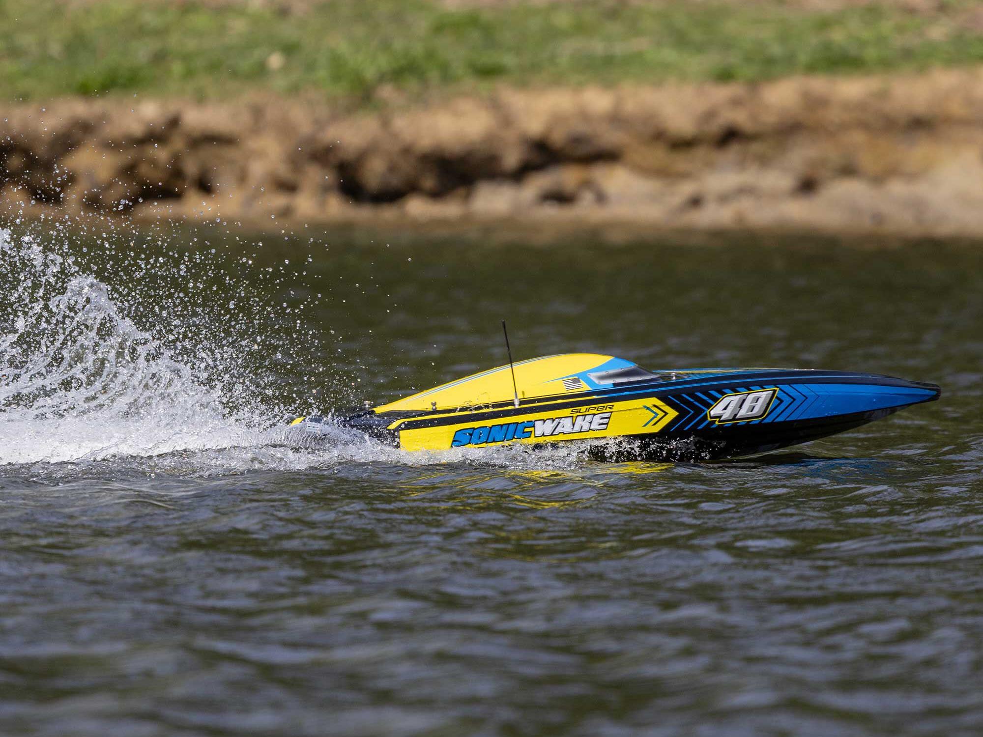 Super Sonicwake 48" 8S Self-Righting Brushless Deep-V RTR-26