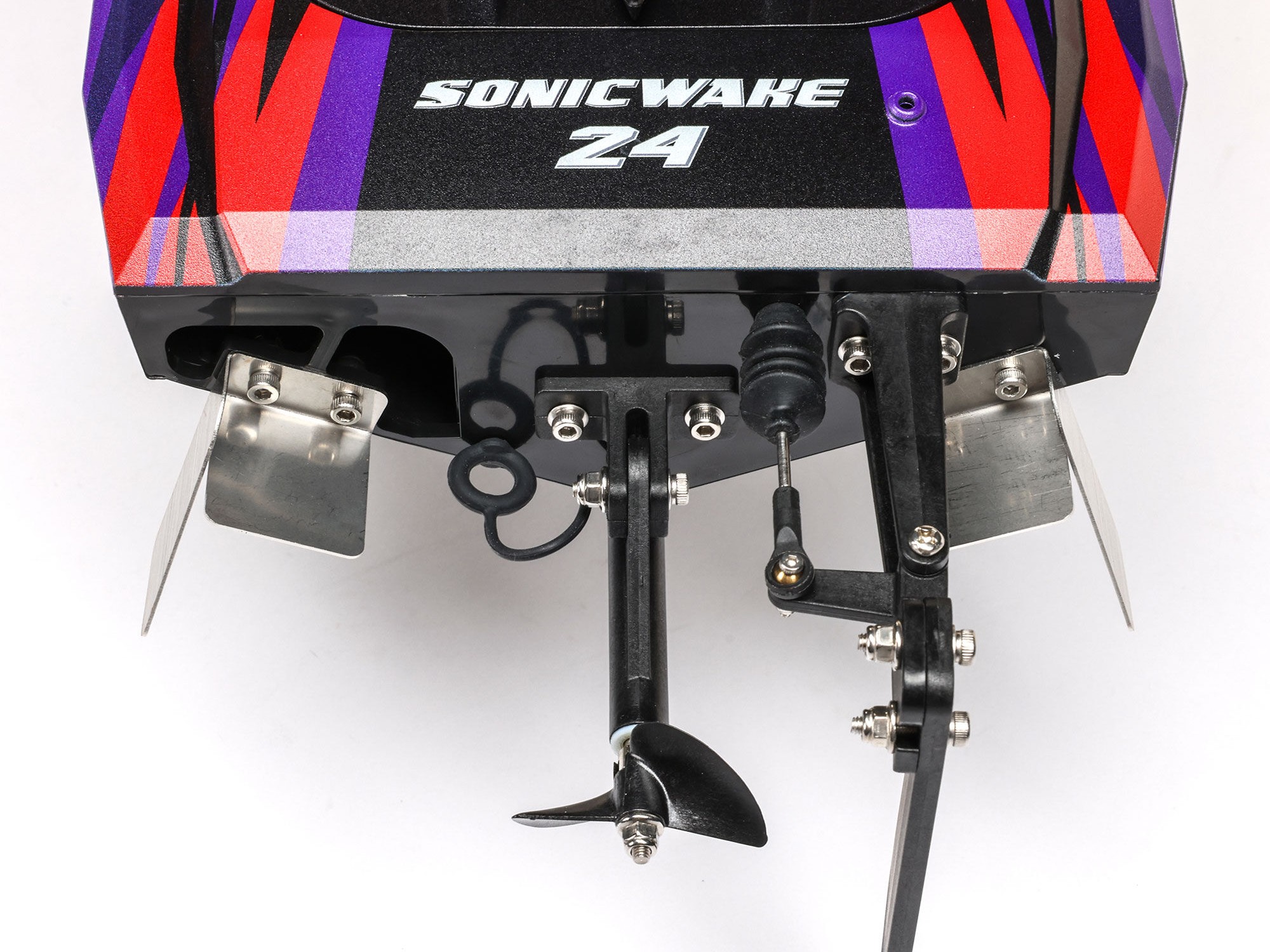 Sonicwake 24" Self-Righting Brushless Deep-V RTR, Red-11