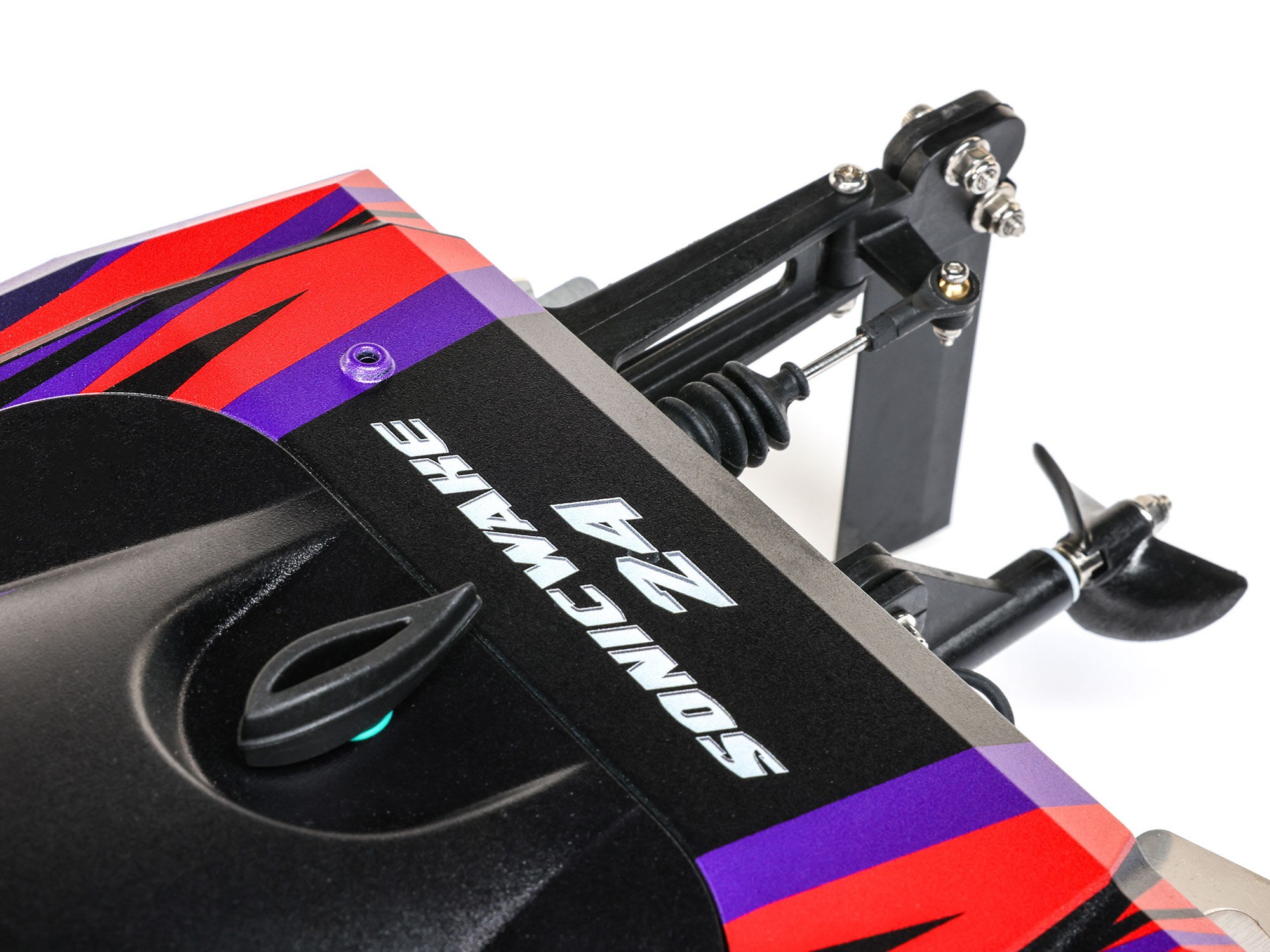 Sonicwake 24" Self-Righting Brushless Deep-V RTR, Red-12