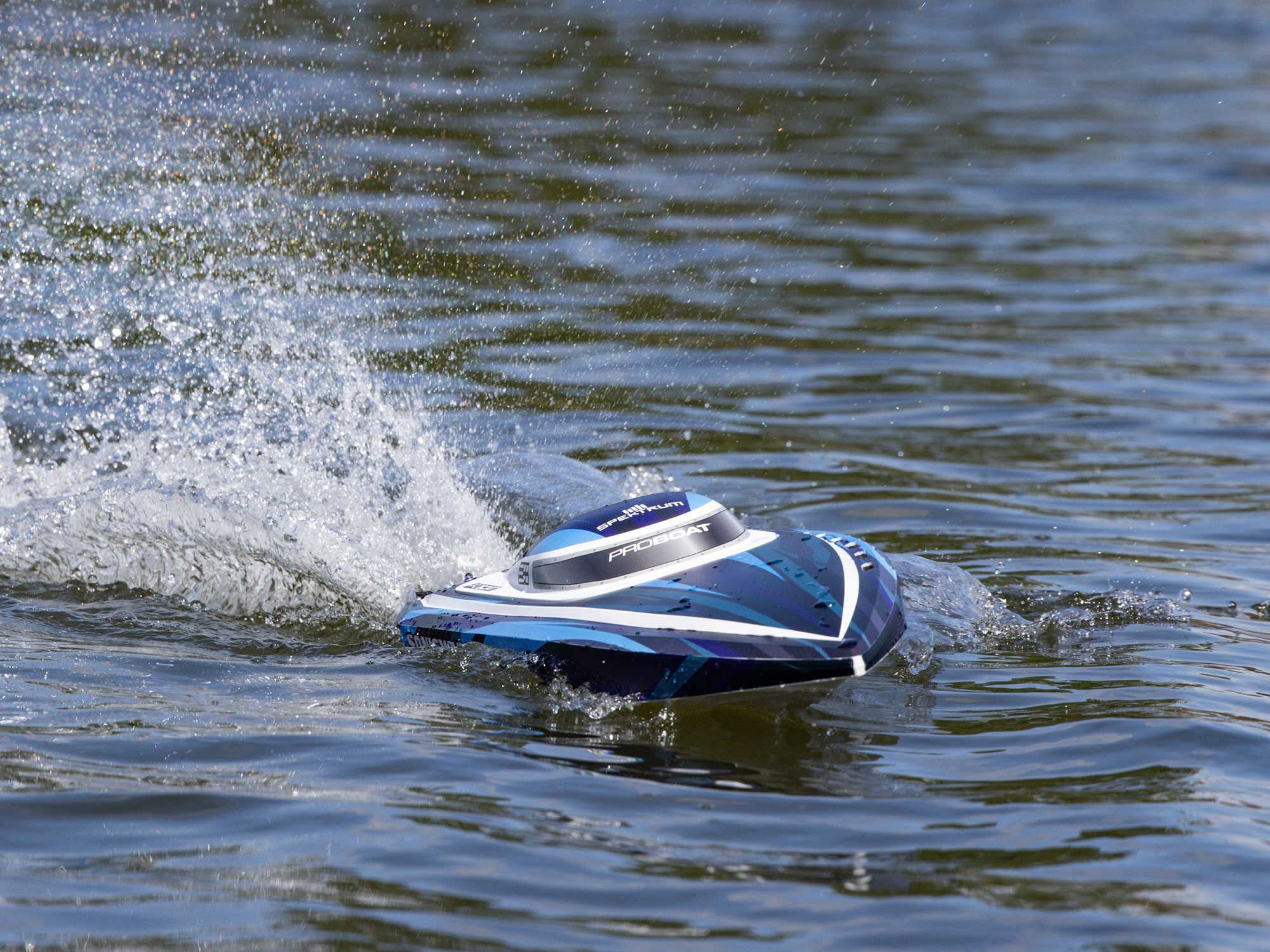 Sonicwake 24" Self-Righting Brushless Deep-V RTR, Blue-15