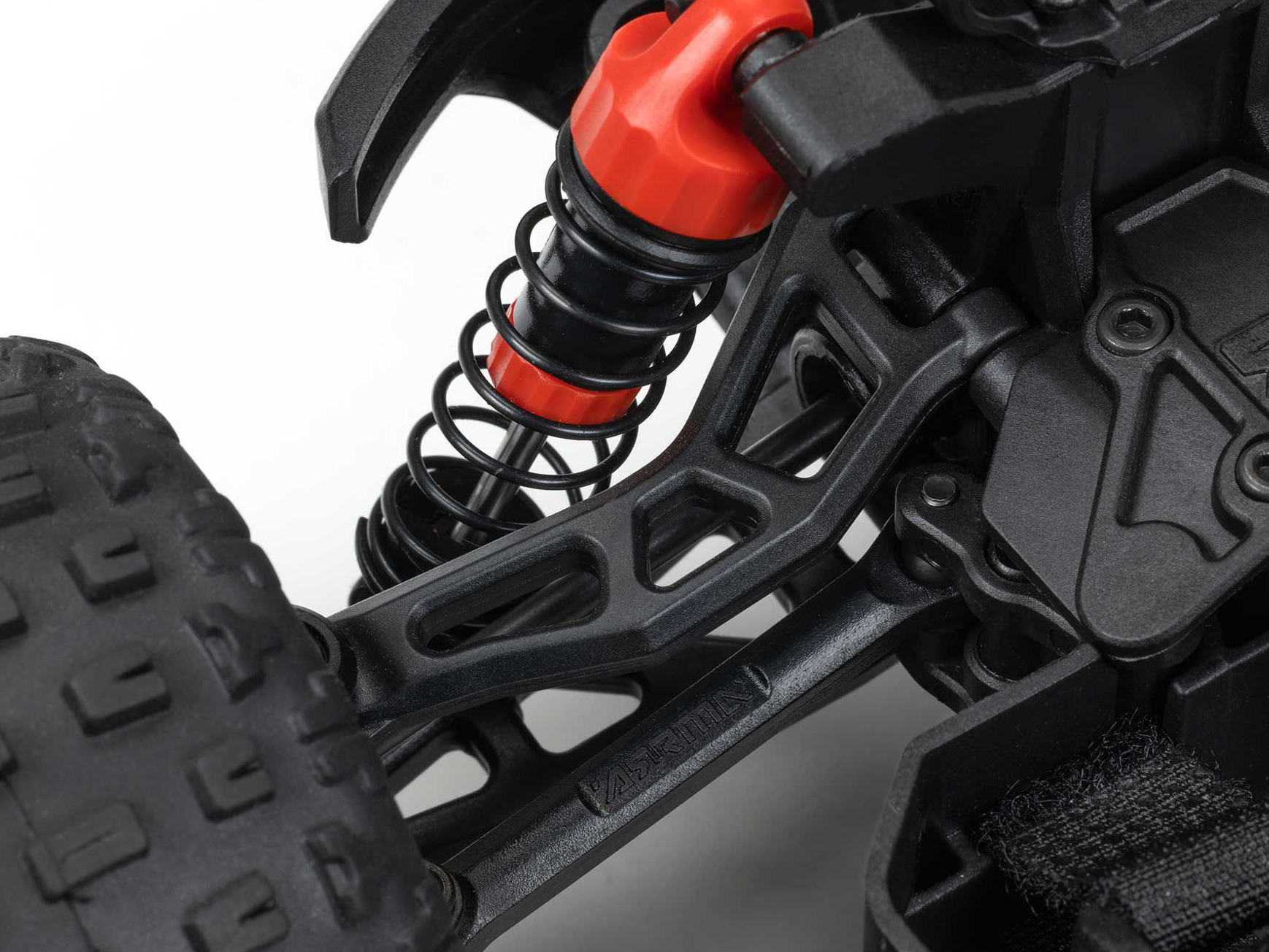 Arrma 1/18 Granite Grom Mega 380 Brushed 4X4 Monster Truck RTR (Red)-9