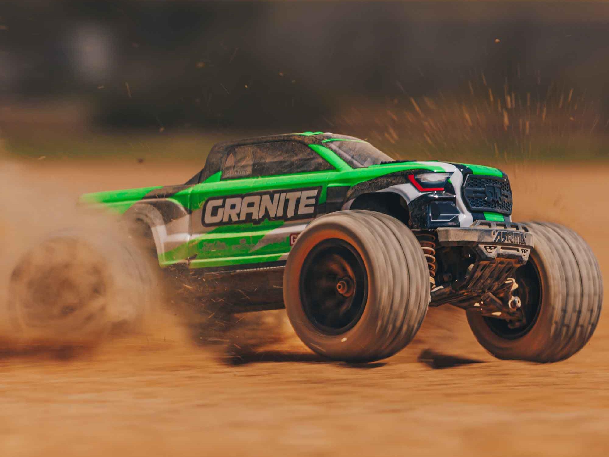 Arrma 1/18 Granite Grom Mega 380 Brushed 4X4 Monster Truck RTR (Green)-21