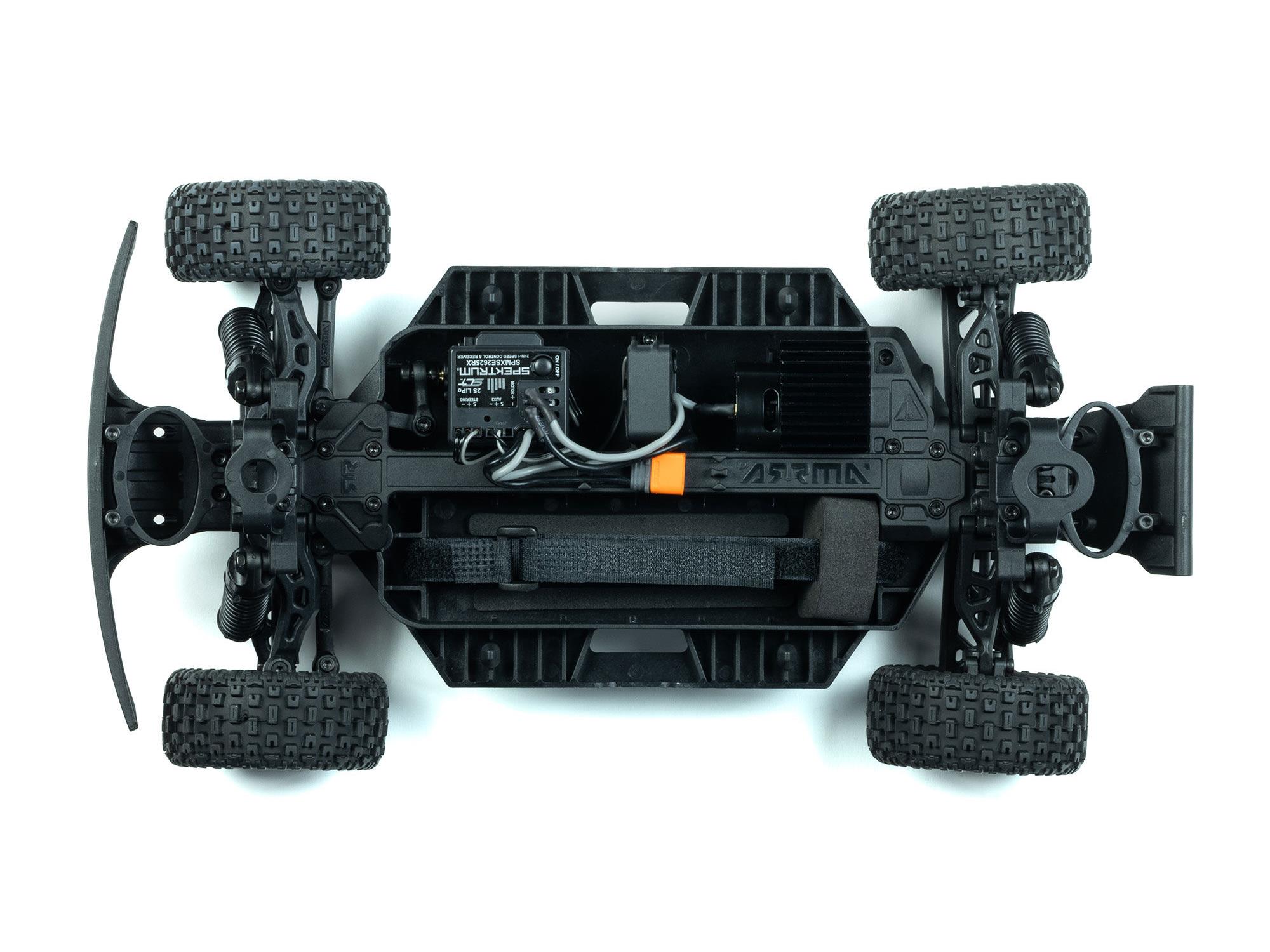 Arrma MOJAVE GROM MEGA 380 Brushed 4X4 Small Scale Desert Truck RTR - Red-8