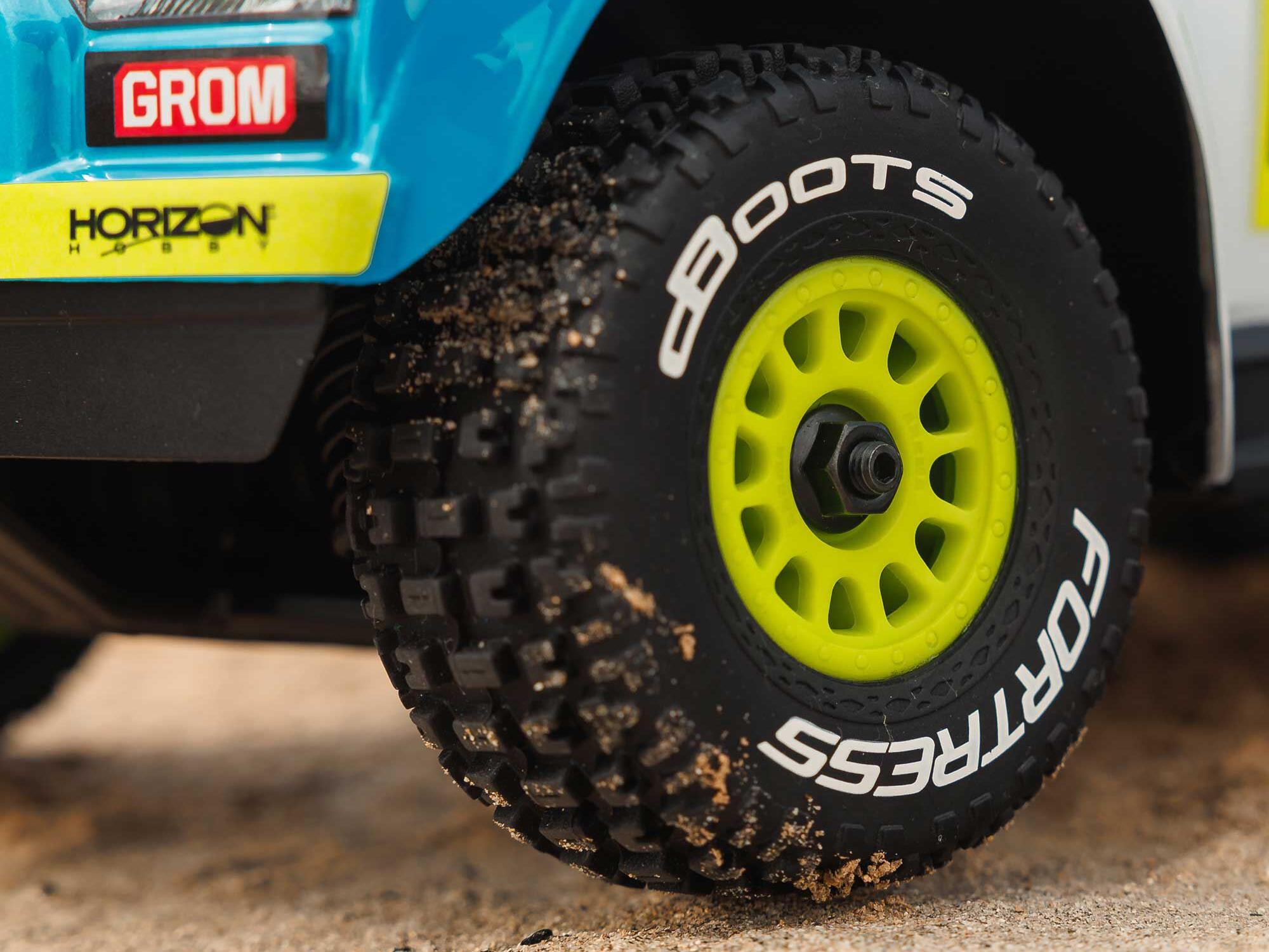 Arrma MOJAVE GROM MEGA 380 Brushed 4X4 Small Scale Desert Truck RTR - Blue-13