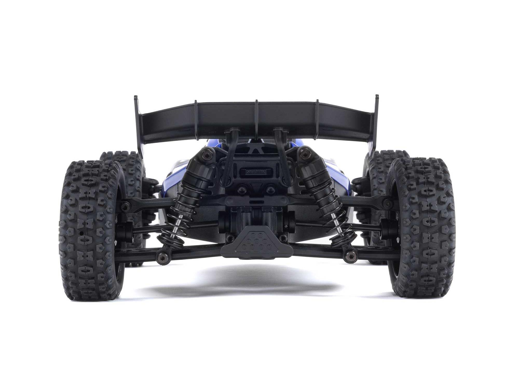 Arrma 1/18 TYPHON GROM MEGA 380 Brushed 4x4 Buggy RTR - Blue/Silver-16