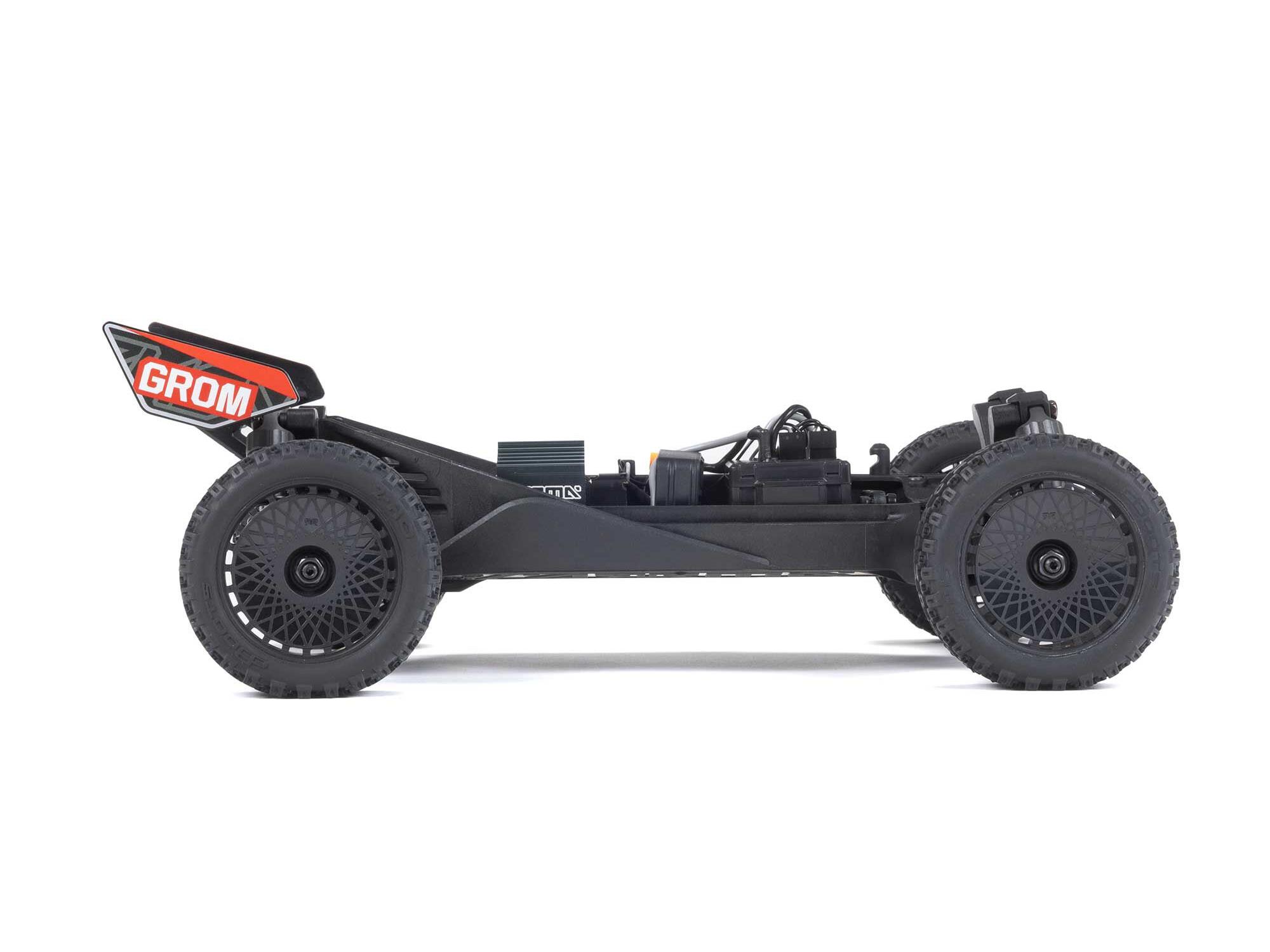 Arrma 1/18 TYPHON GROM MEGA 380 Brushed 4x4 Buggy RTR - Blue/Silver-22