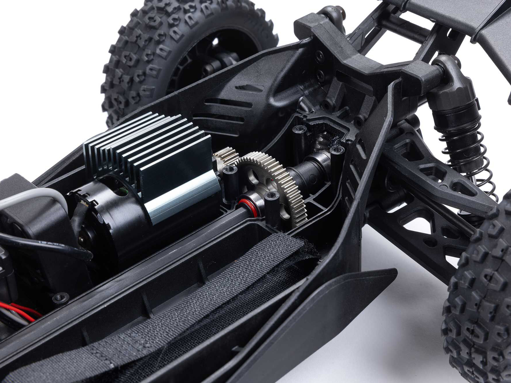 Arrma 1/18 TYPHON GROM MEGA 380 Brushed 4x4 Buggy RTR - Blue/Silver-27