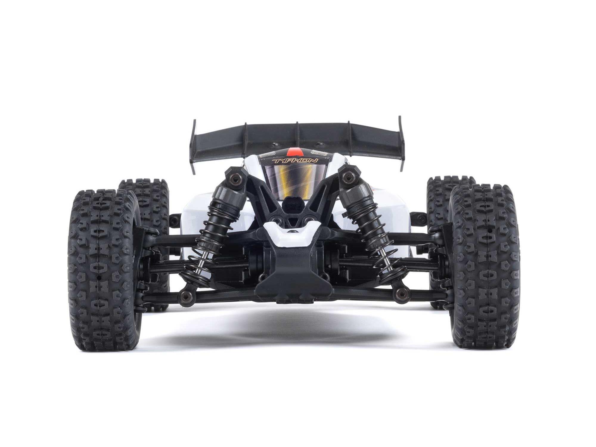 Arrma 1/18 TYPHON GROM MEGA 380 Brushed 4x4 Buggy RTR - Red/White-14