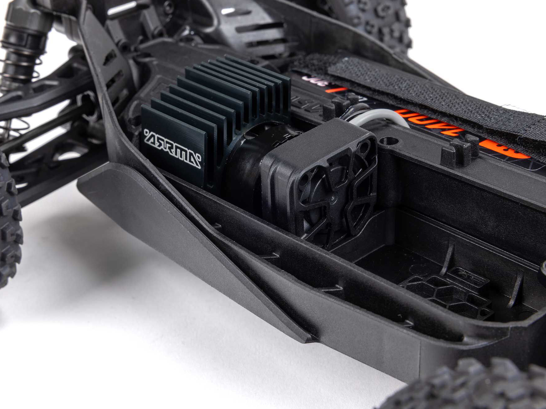 Arrma 1/18 TYPHON GROM MEGA 380 Brushed 4x4 Buggy RTR - Red/White-27