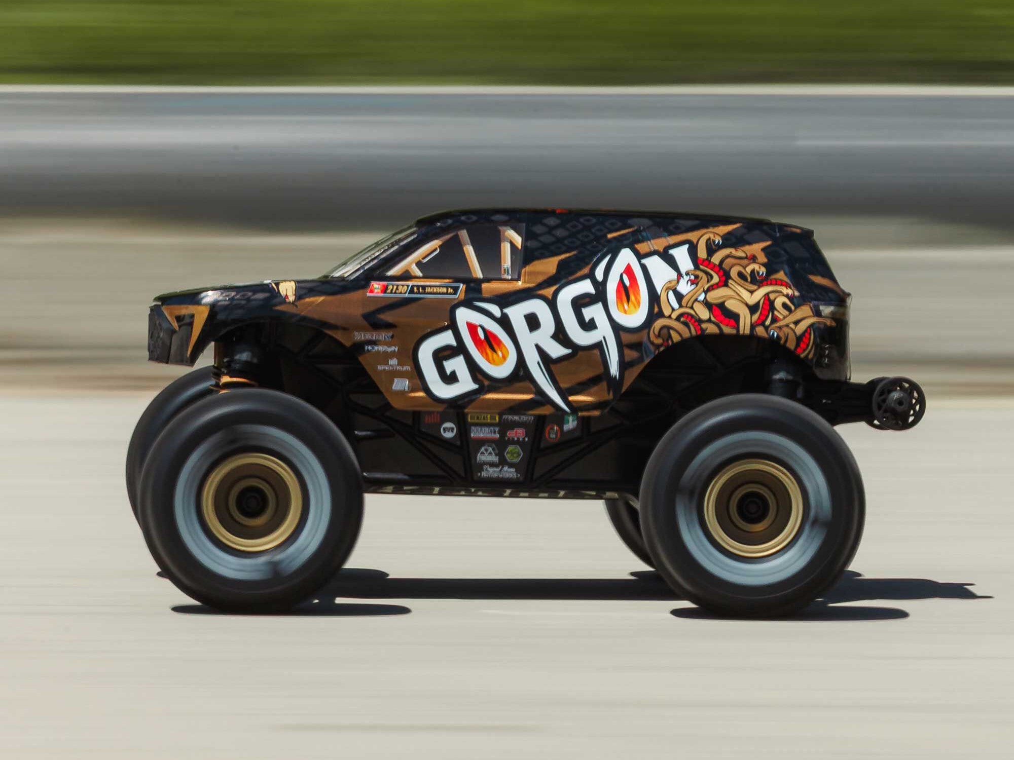 1/16 GORGON GROM 4X4 RTR Monster Truck Bronze-14