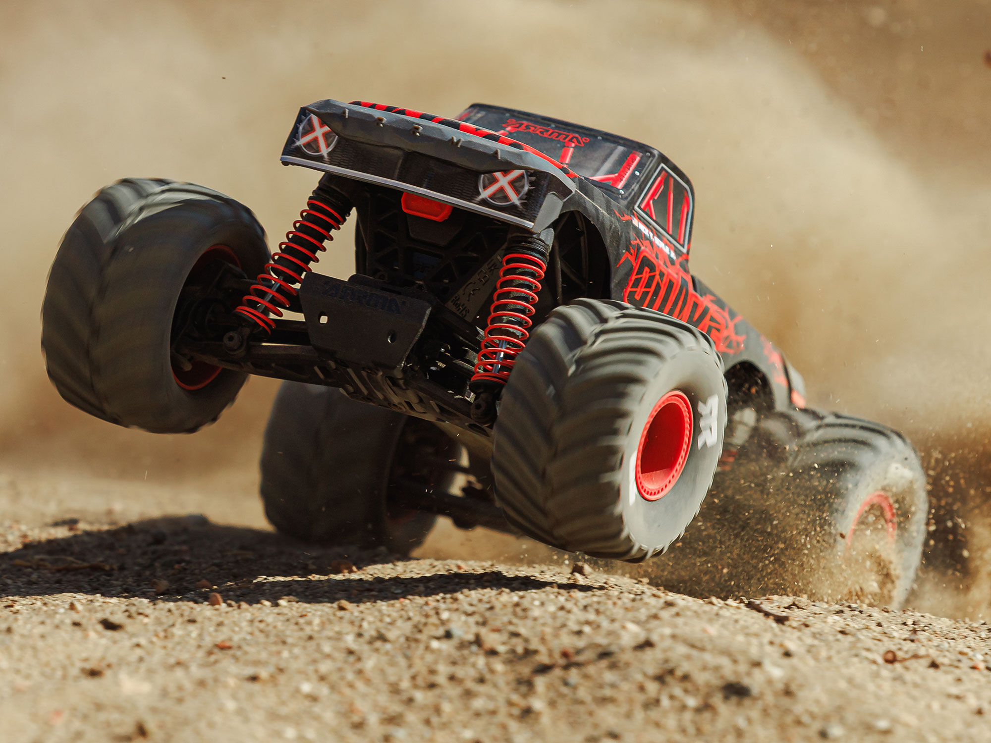 1/16 QUAKE GROM 4X4 RTR Monster Truck Red-16