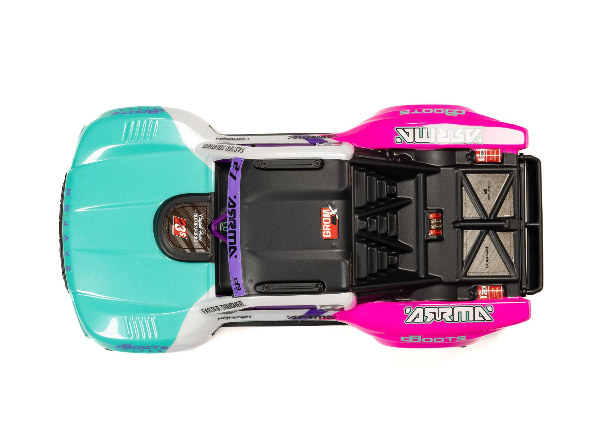 Arrma 1/16 Mojave GROM 223S BLX 4X4 DT with Batt/Charger Teal-15