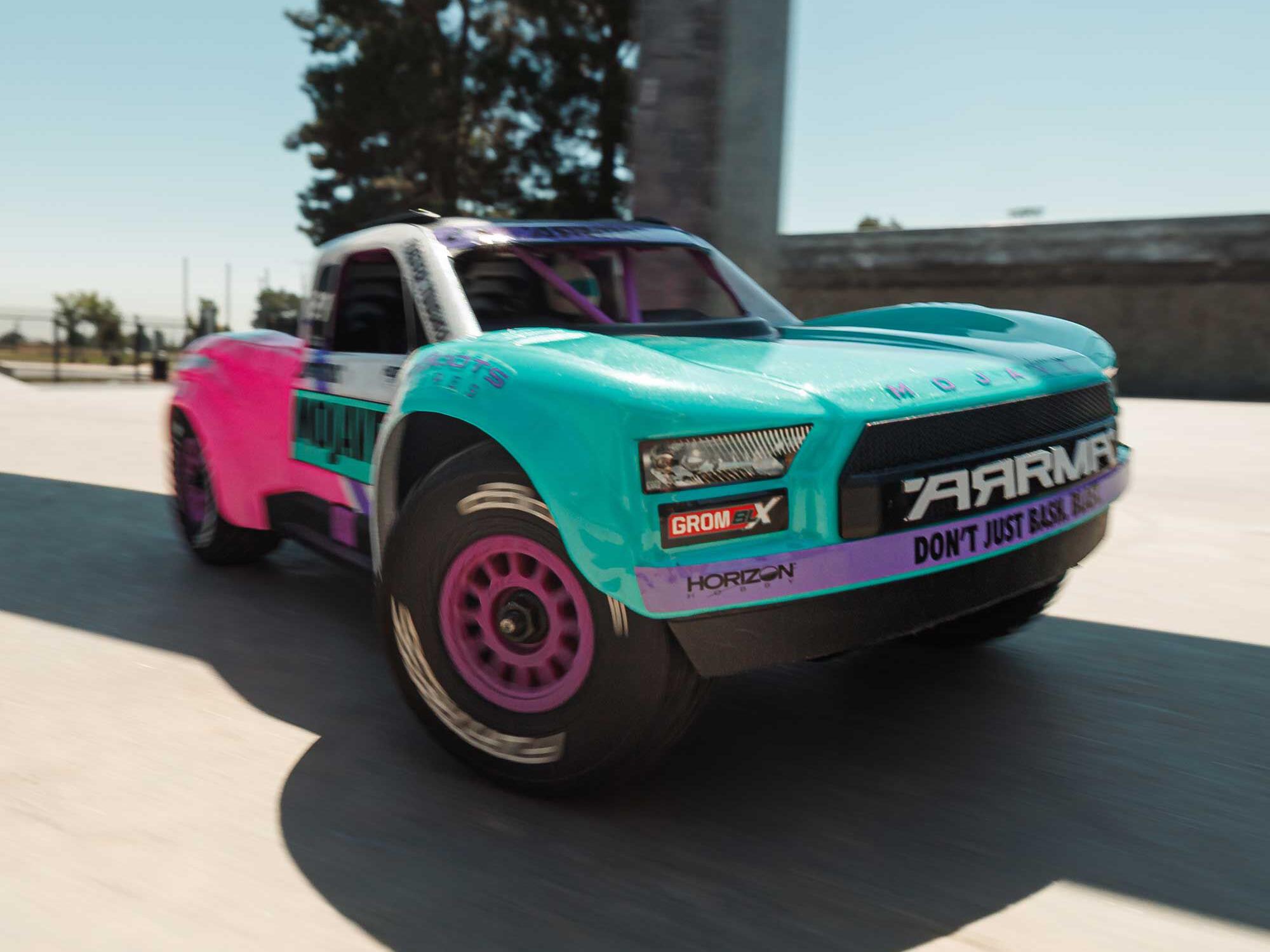 Arrma 1/16 Mojave GROM 223S BLX 4X4 DT with Batt/Charger Teal-23