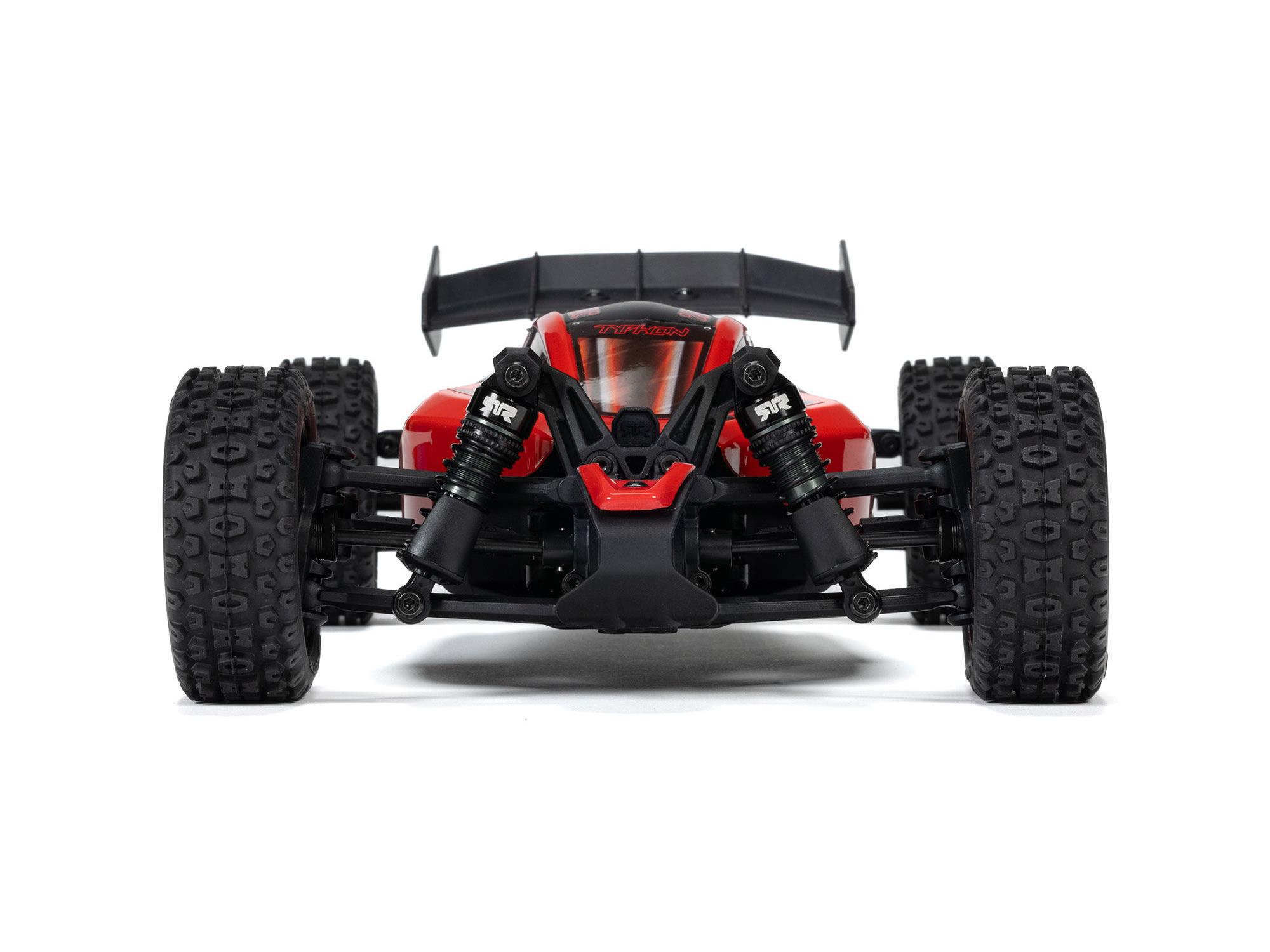Arrma 1/18 Typhon GROM 223S BLX 4X4 with Batt/Charger Red-16