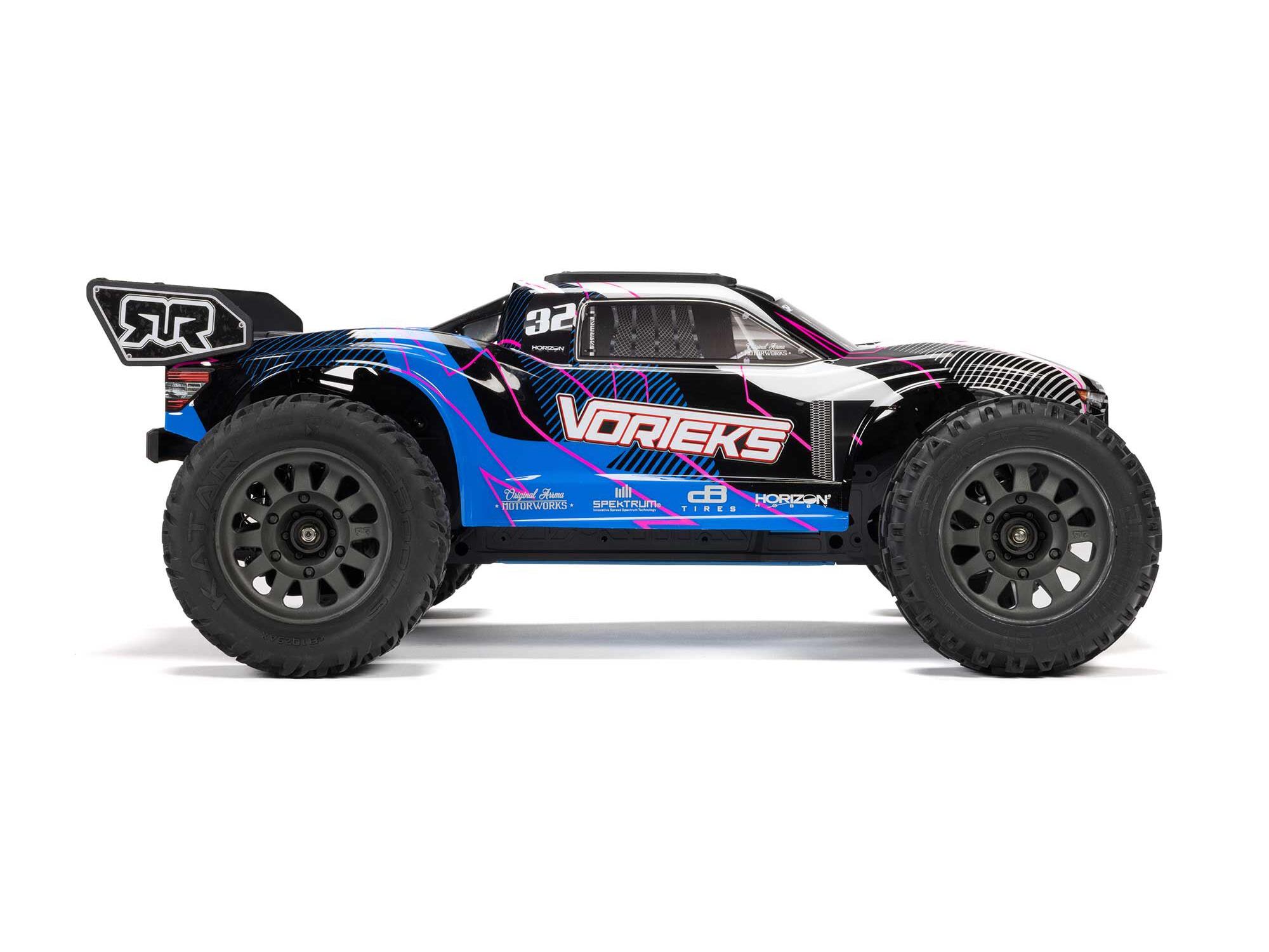 1/10 VORTEKS MEGA 550 4X2 ST ARTR (No Battery/Charger) Blue-5