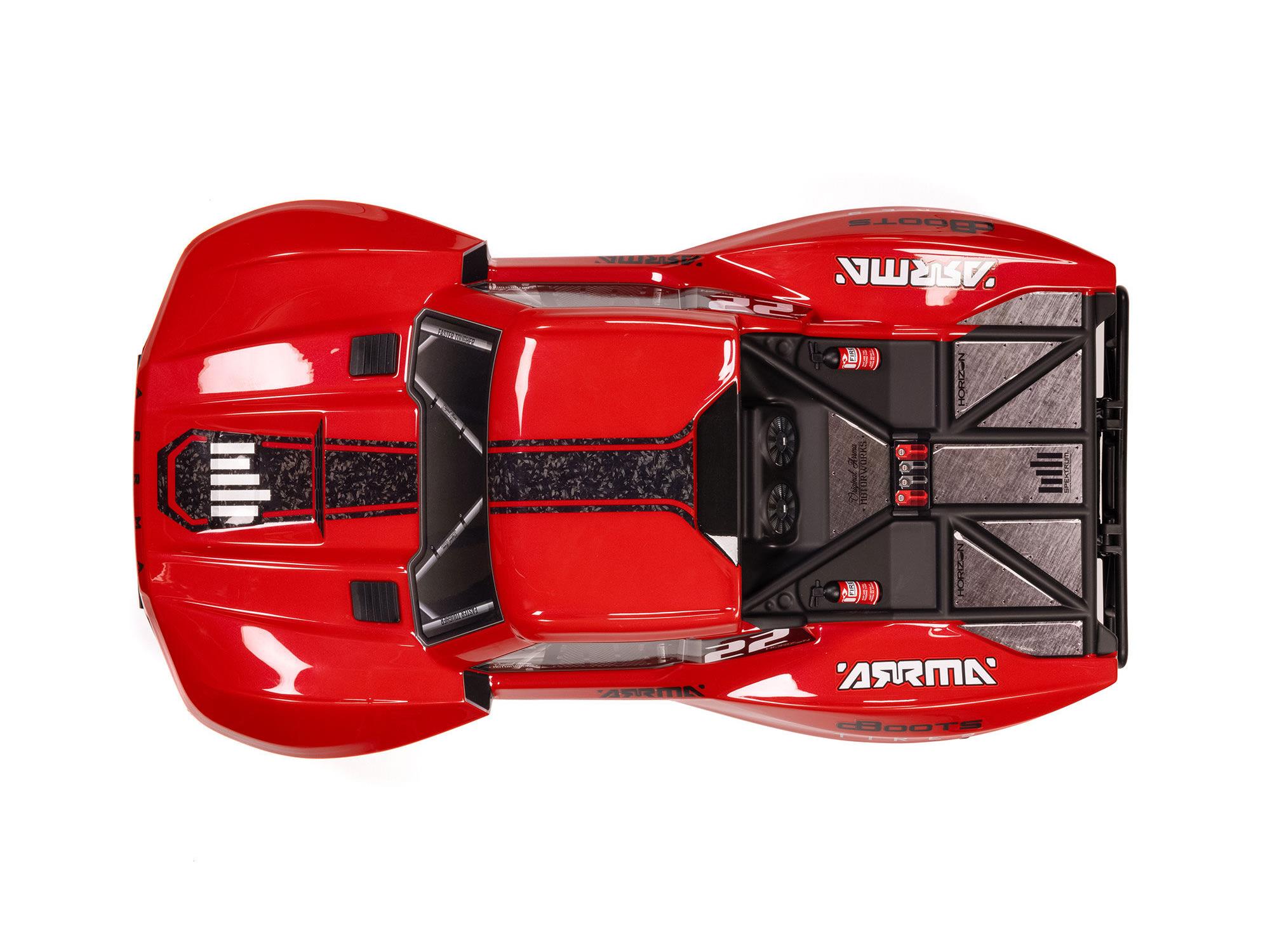 Arrma FURY 2WD (With Battery/Charger) Red-9