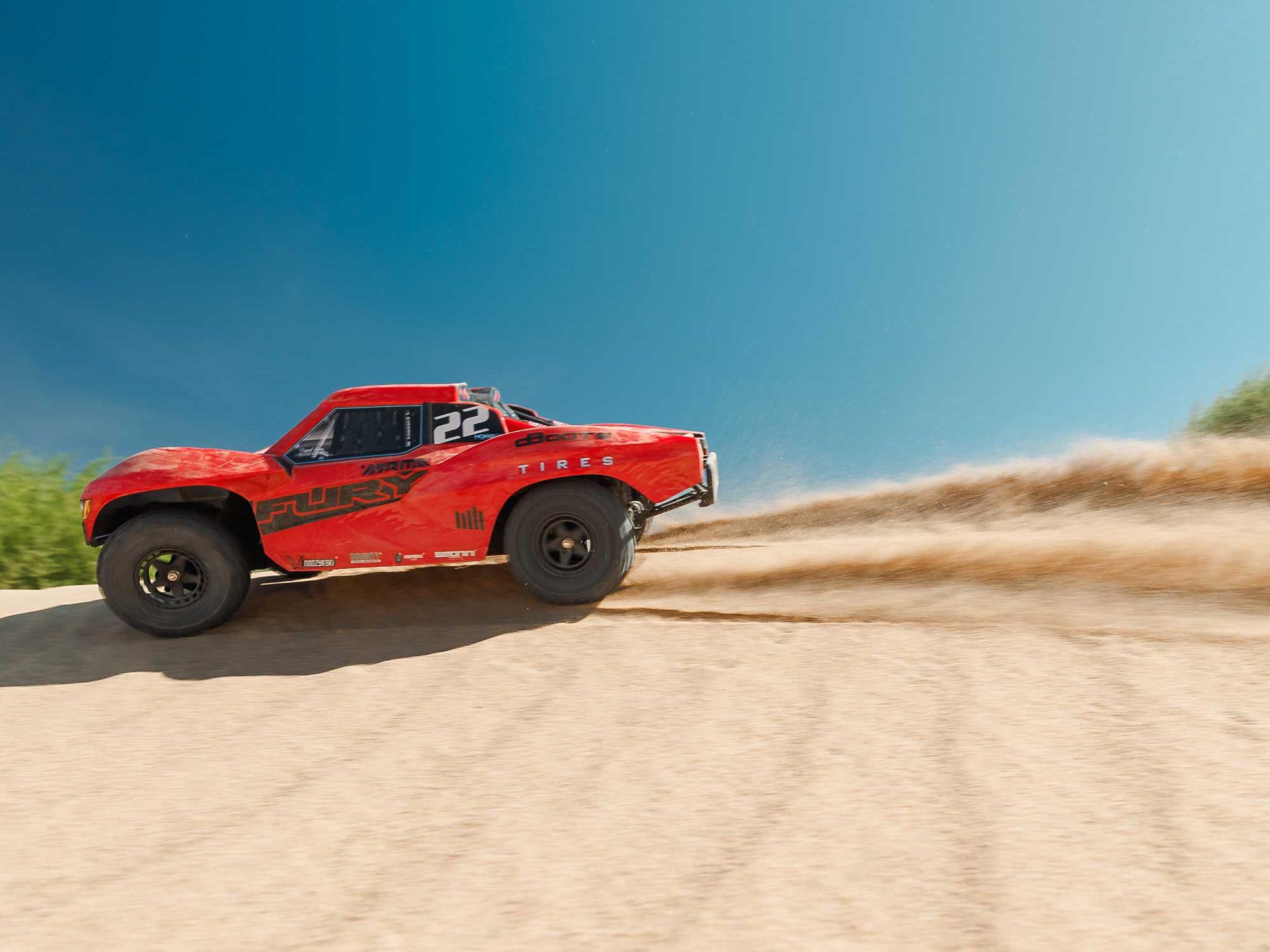 Arrma FURY 2WD (With Battery/Charger) Red-16