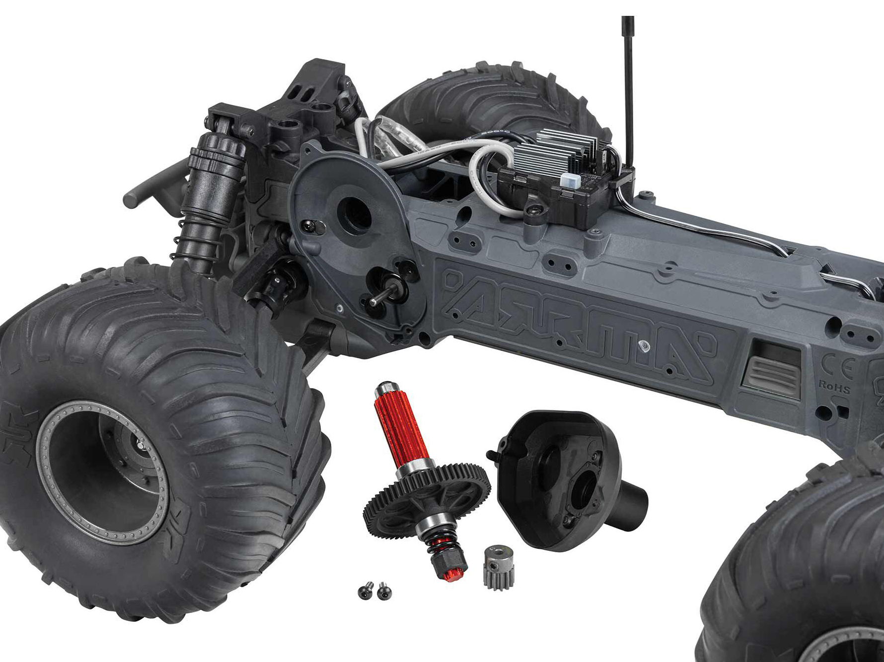 Arrma GORGON MT Ready-To-Assemble Kit with Battery and Charger-14