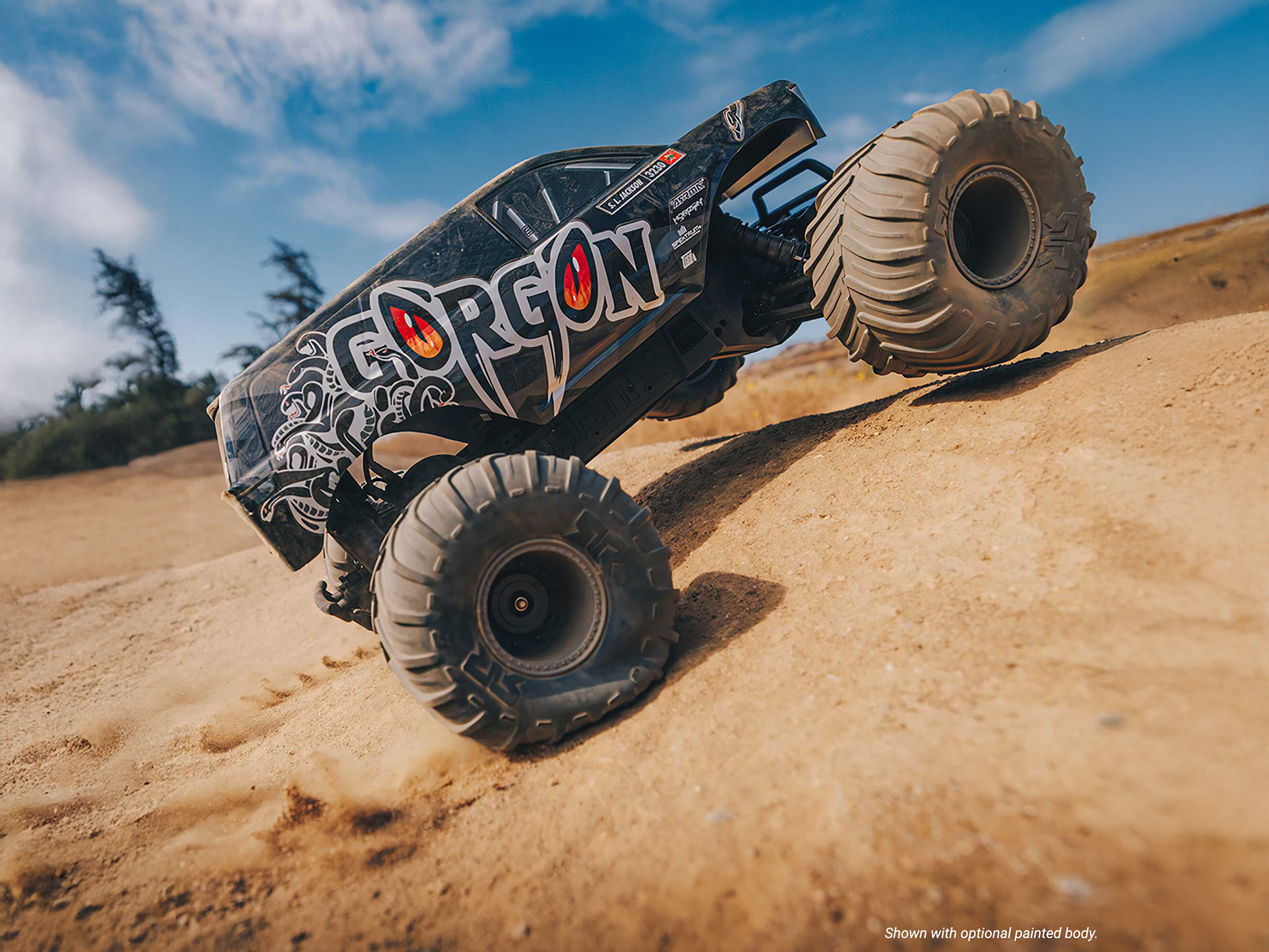 1/10 GORGON 2WD RTA Kit Brushed Monster Truck (Battery & Charger)-17