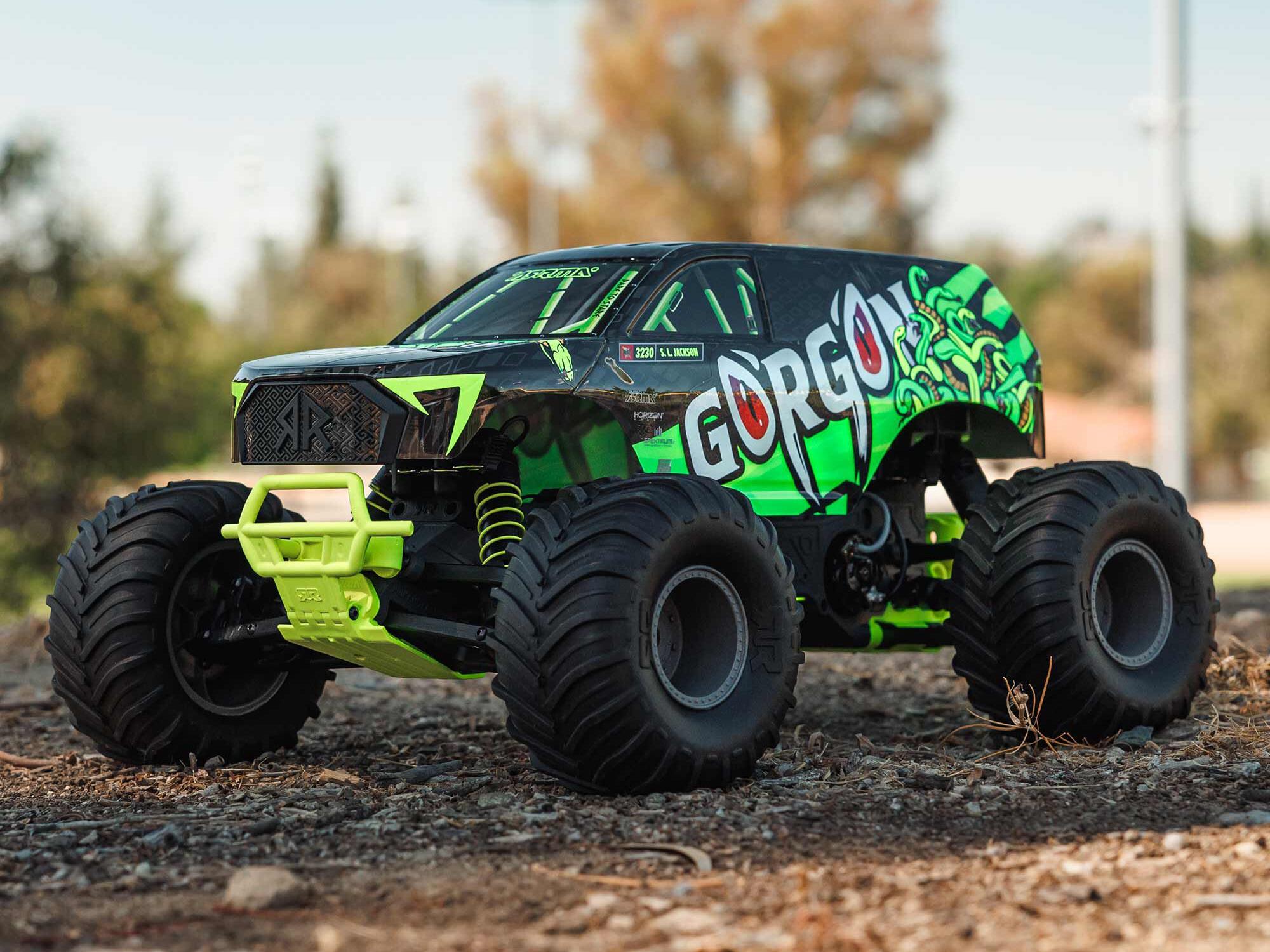 Arrma Gorgon MT RTR w/8.4v Batt/USB Charger Yellow-24