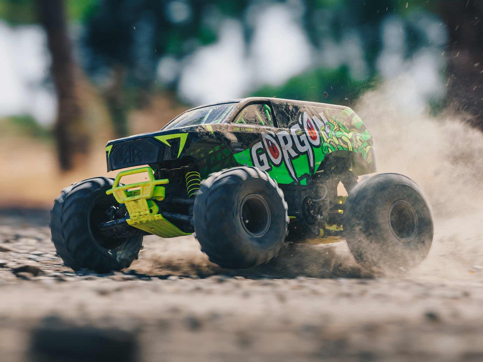 Arrma Gorgon MT RTR w/8.4v Batt/USB Charger Yellow-30