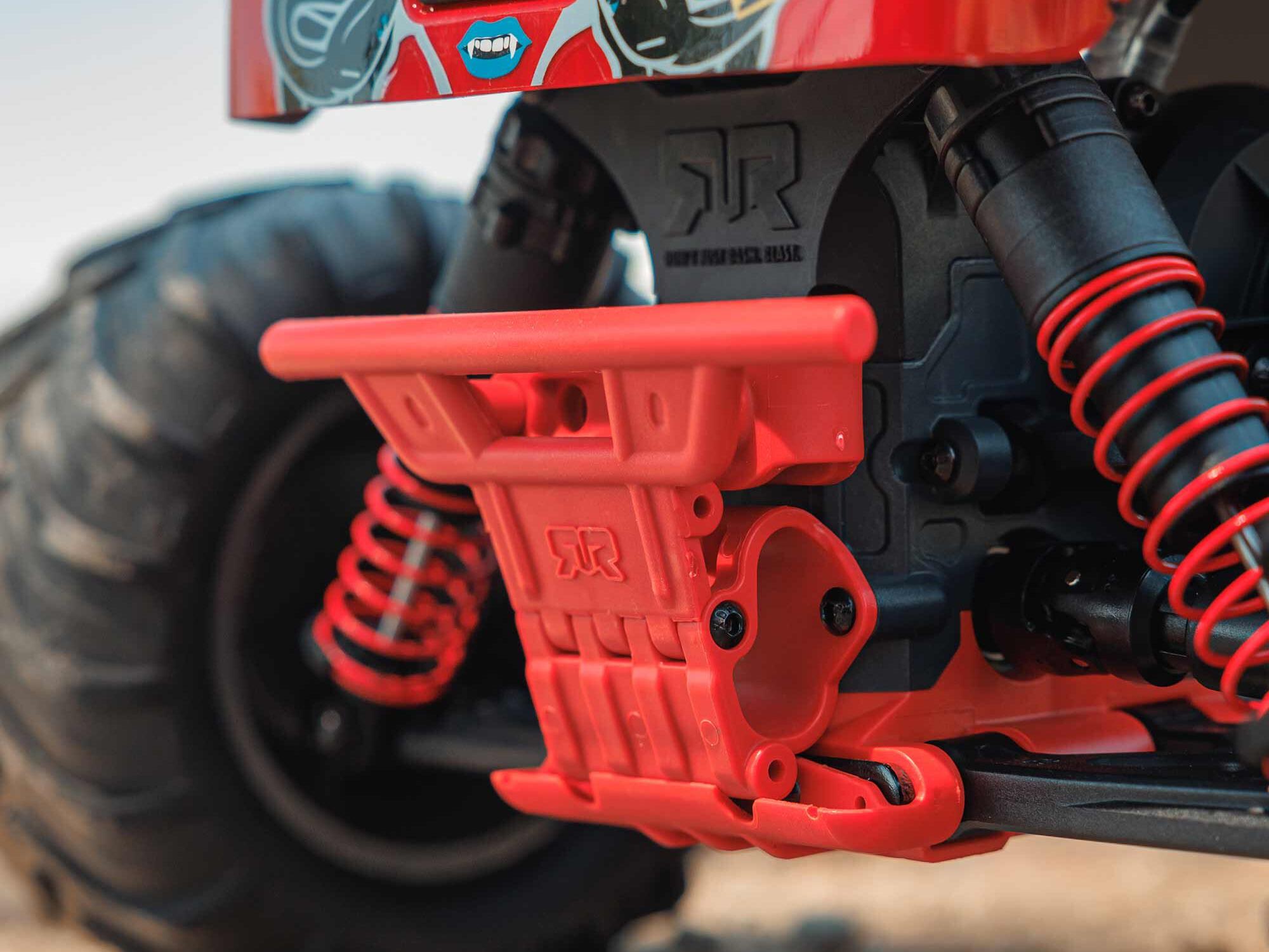 Arrma Gorgon MT RTR w/8.4v Batt/USB Charger Red-23
