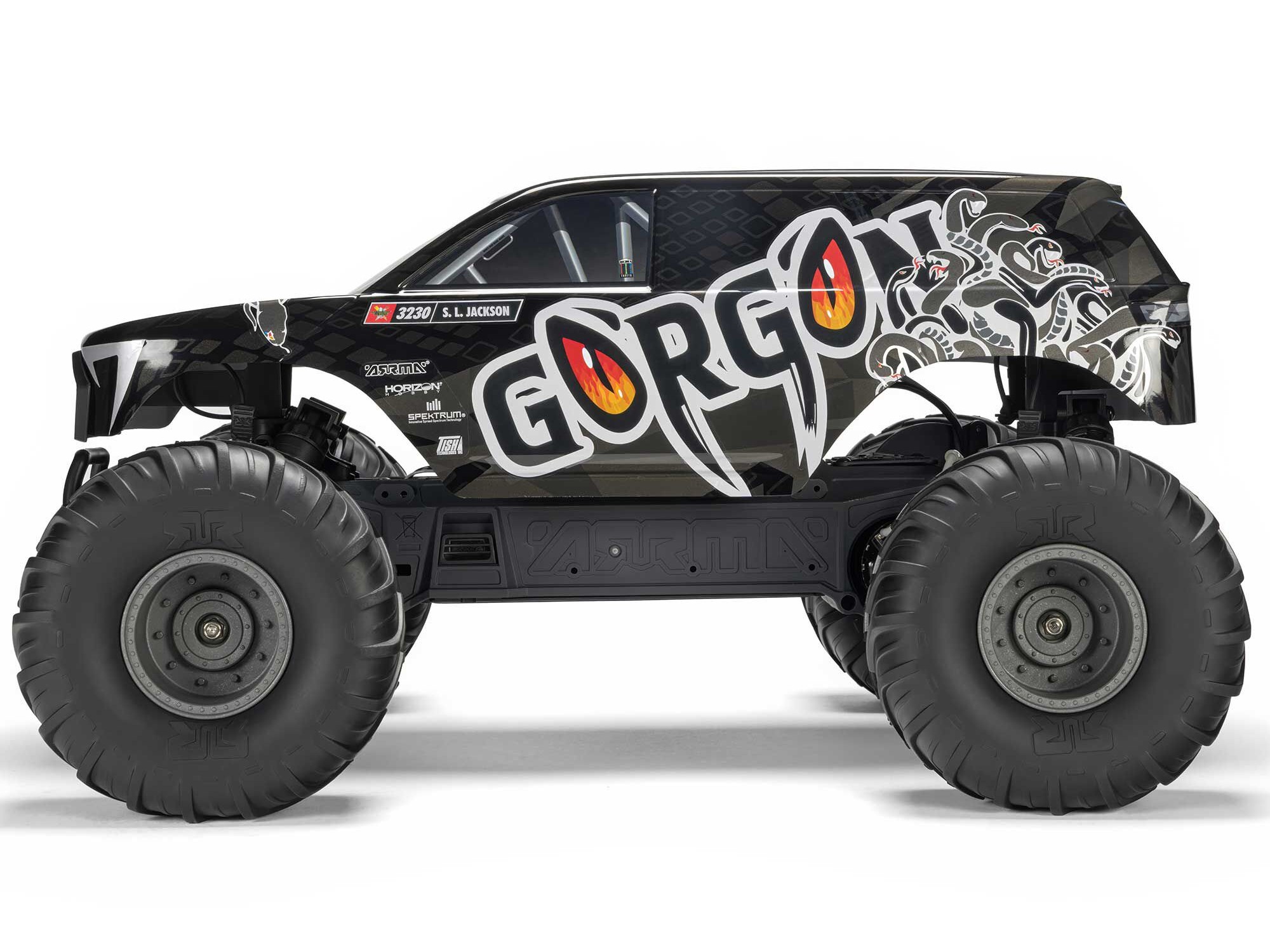 1/10 GORGON MEGA 550 2WD MT with Battery & Charger Gun Metal-5