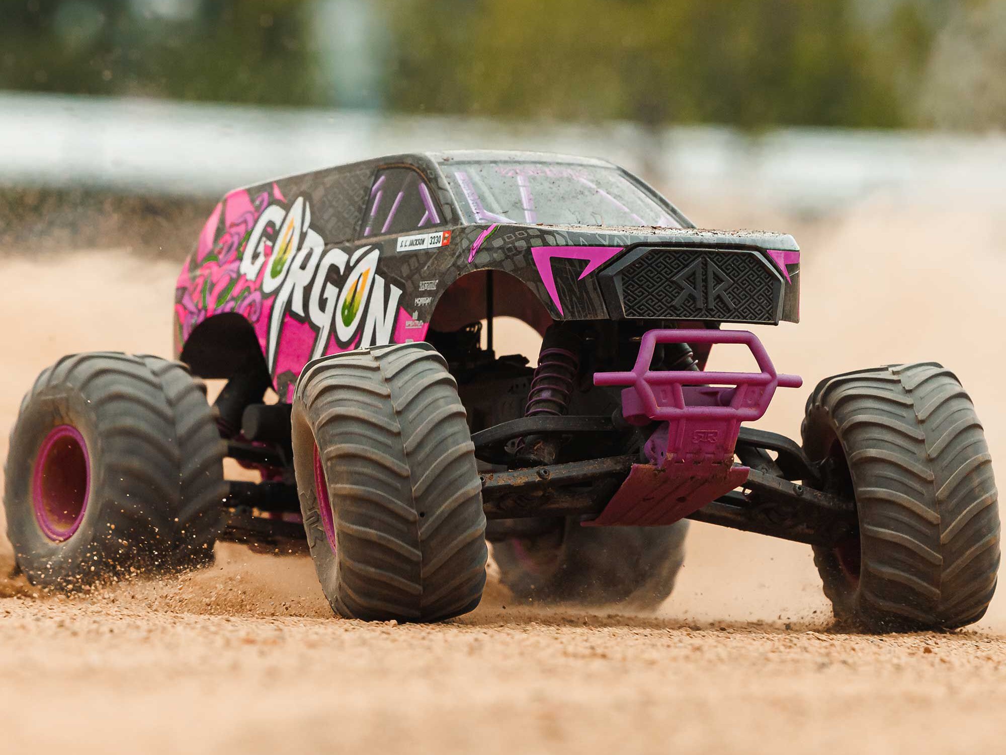 Arrma 1/10 GORGON MEGA 550 2WD MT with Battery Charger Purple-25