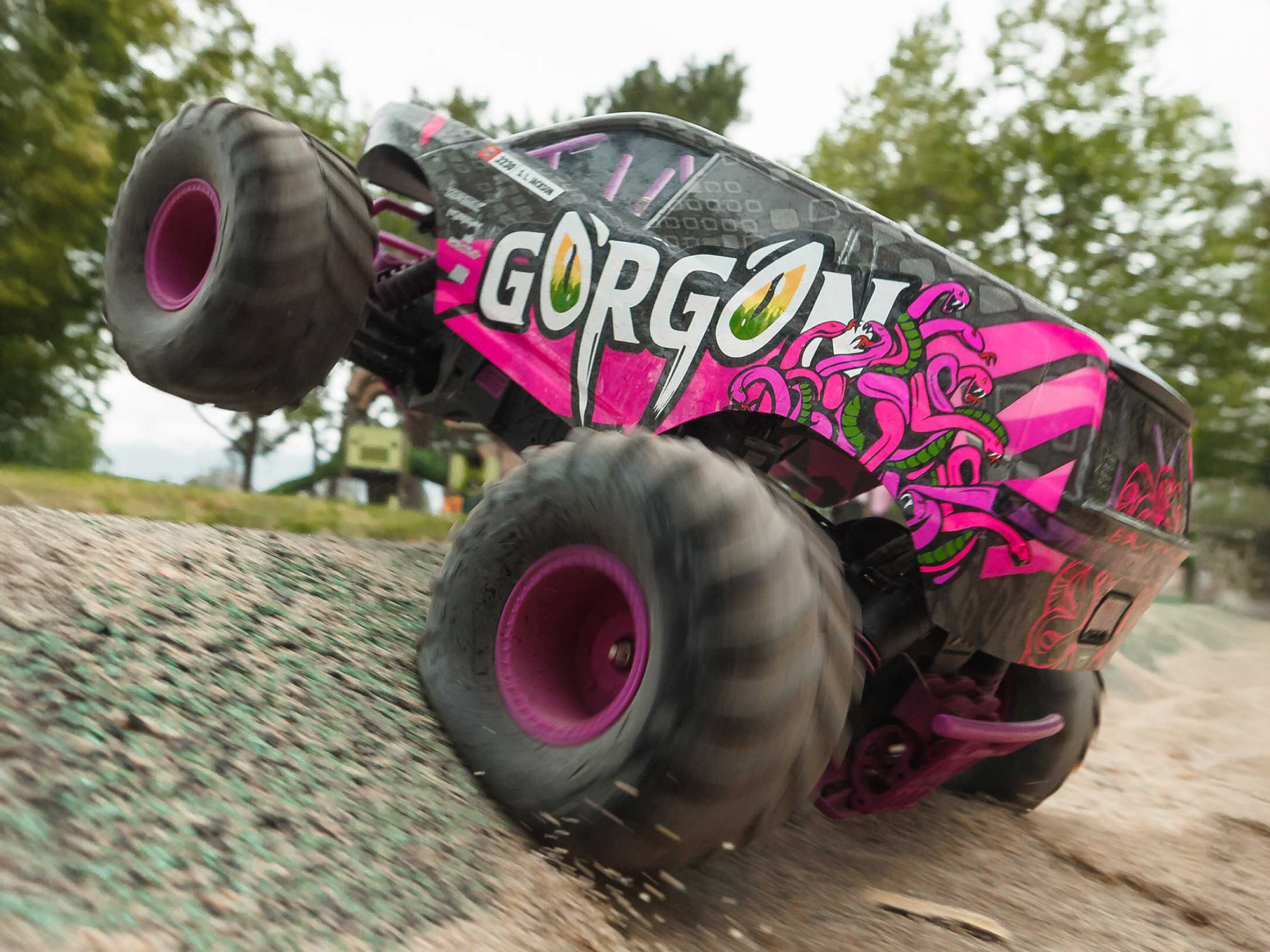 Arrma 1/10 GORGON MEGA 550 2WD MT with Battery Charger Purple-30