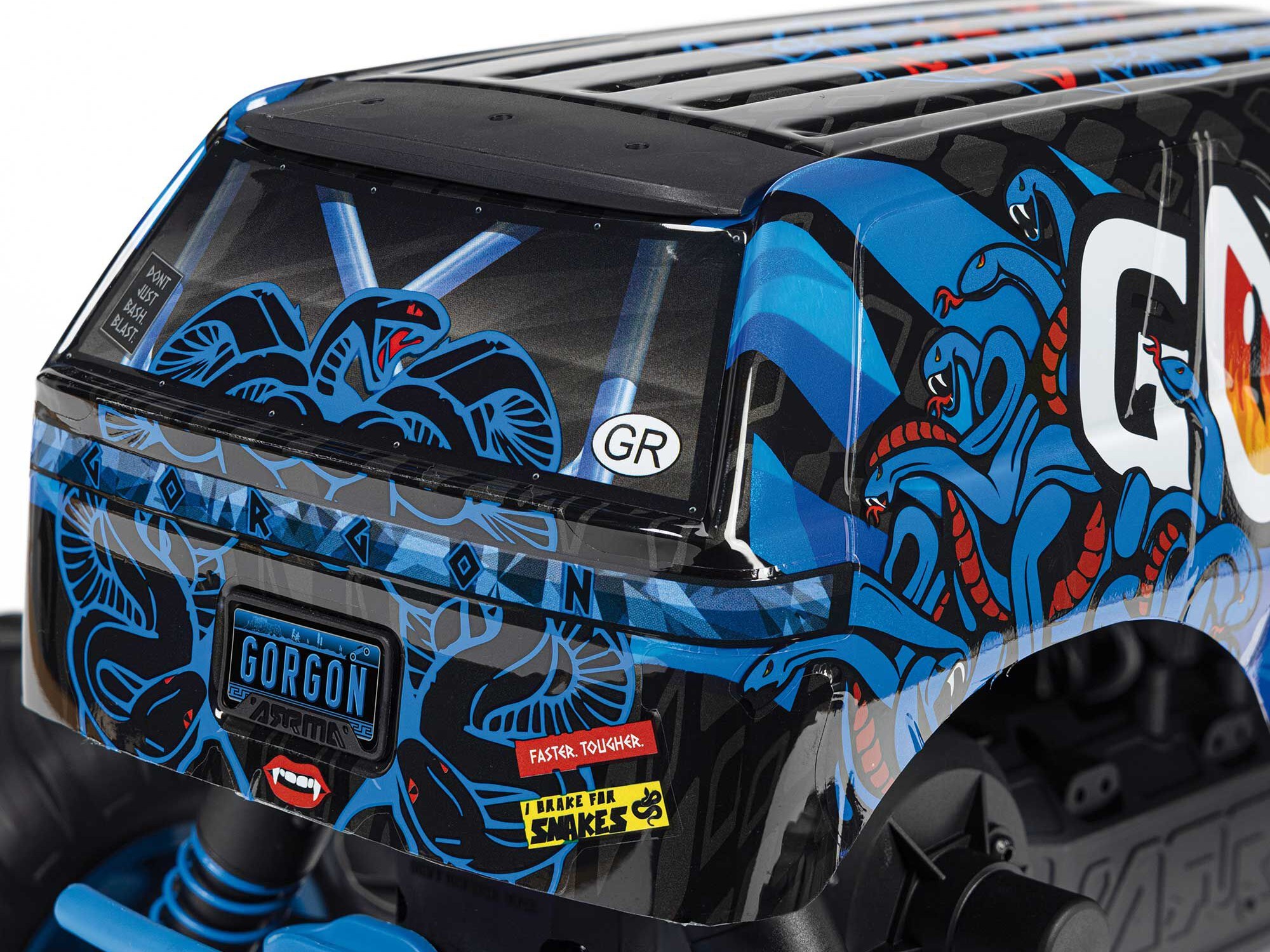 1/10 GORGON MEGA 550 2WD MT with Battery & Charger Blue-16