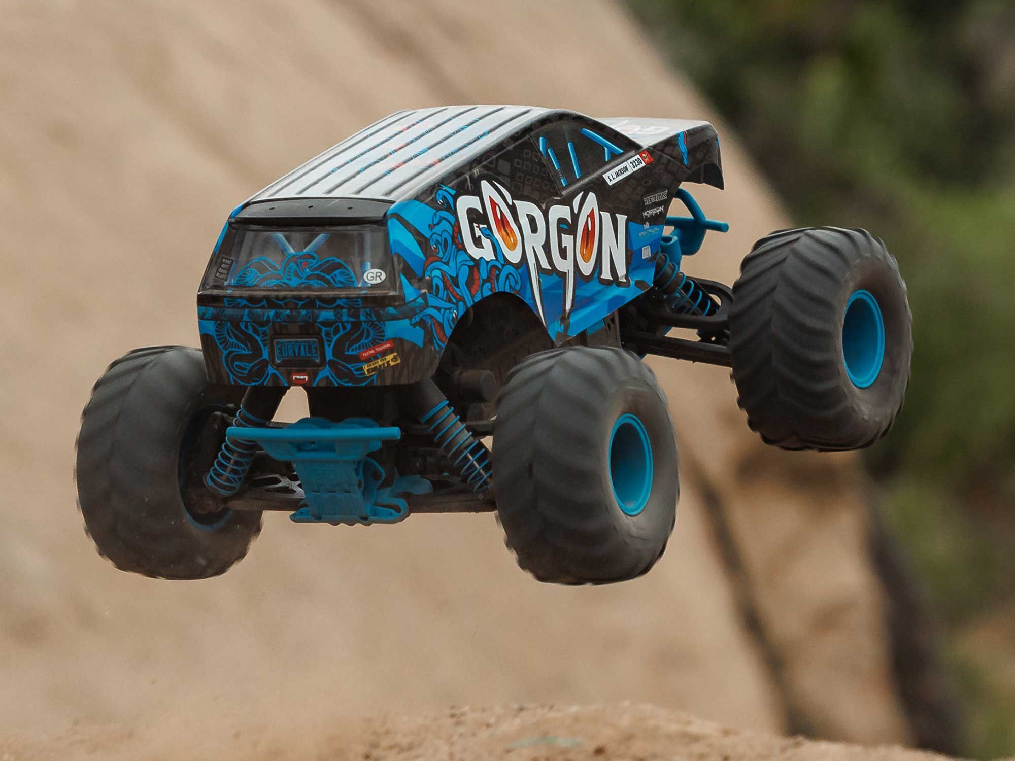 1/10 GORGON MEGA 550 2WD MT with Battery & Charger Blue-28