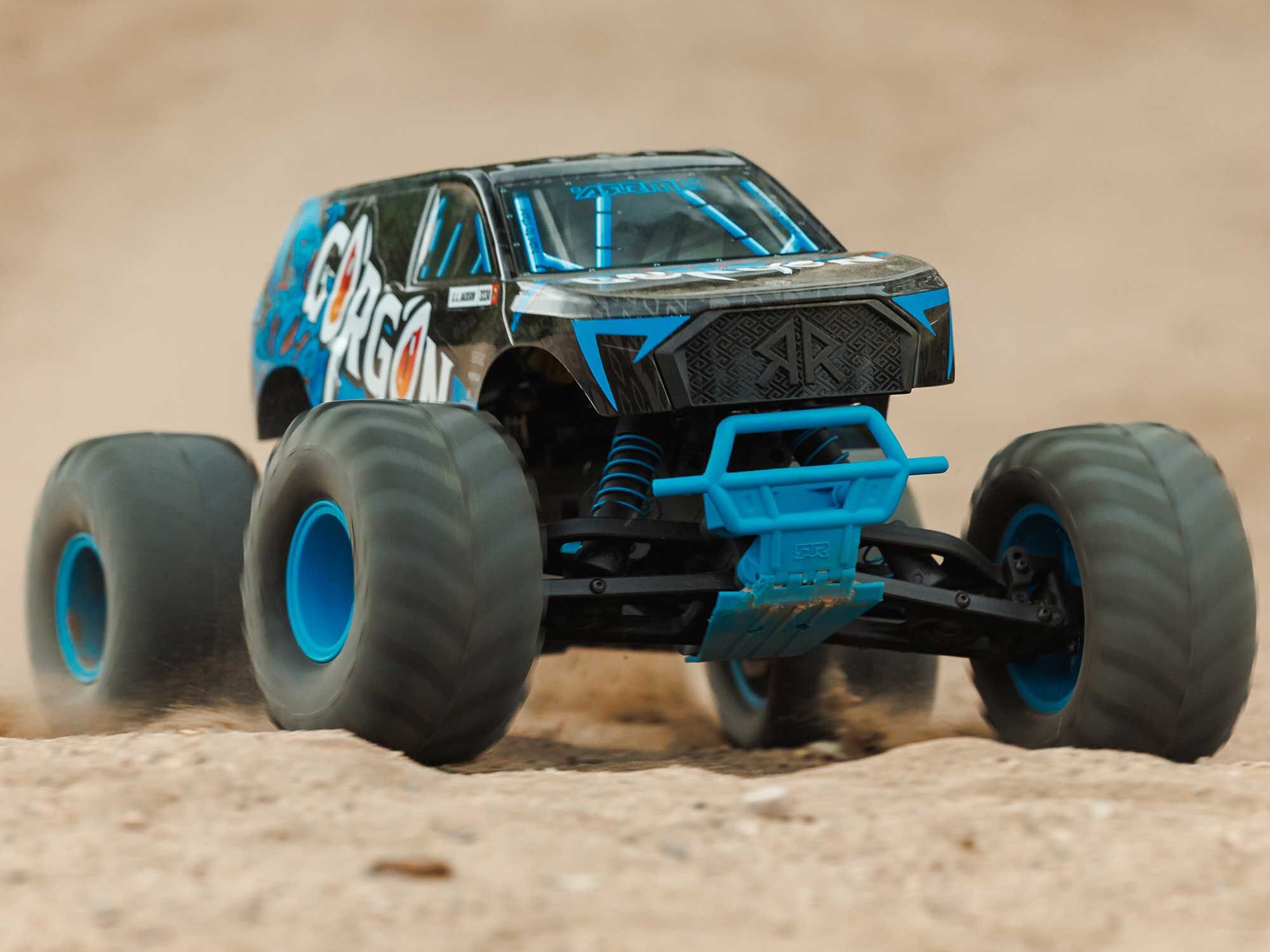 1/10 GORGON MEGA 550 2WD MT with Battery & Charger Blue-29