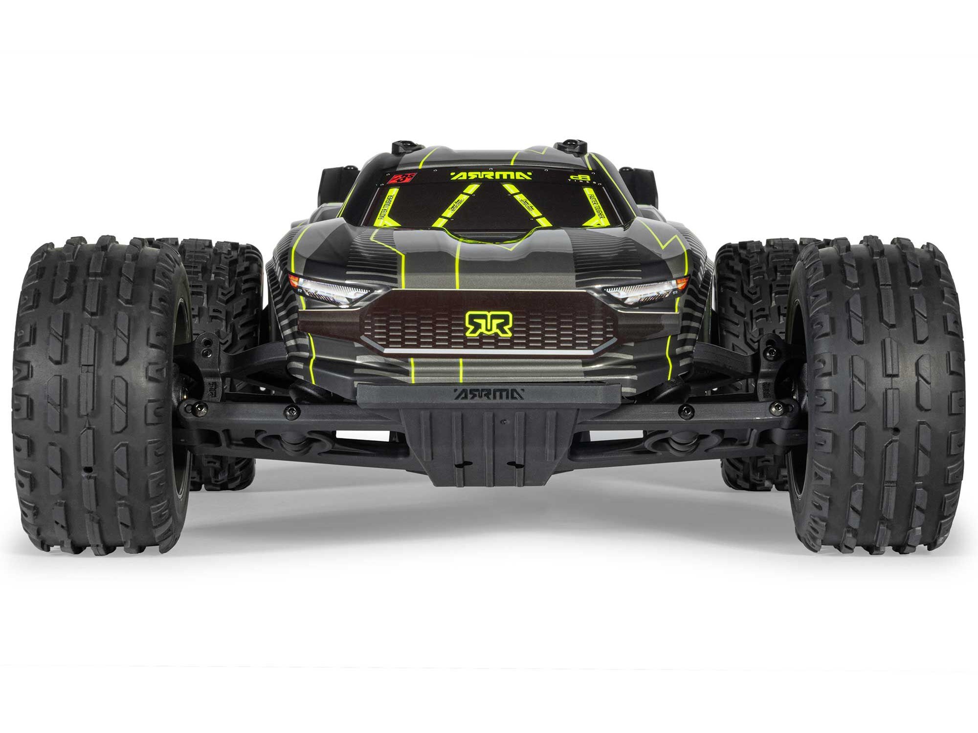 Arrma 1/10 VORTEKS 223S DSC 2WD RTR Brushless Stadium Truck, Yellow-4