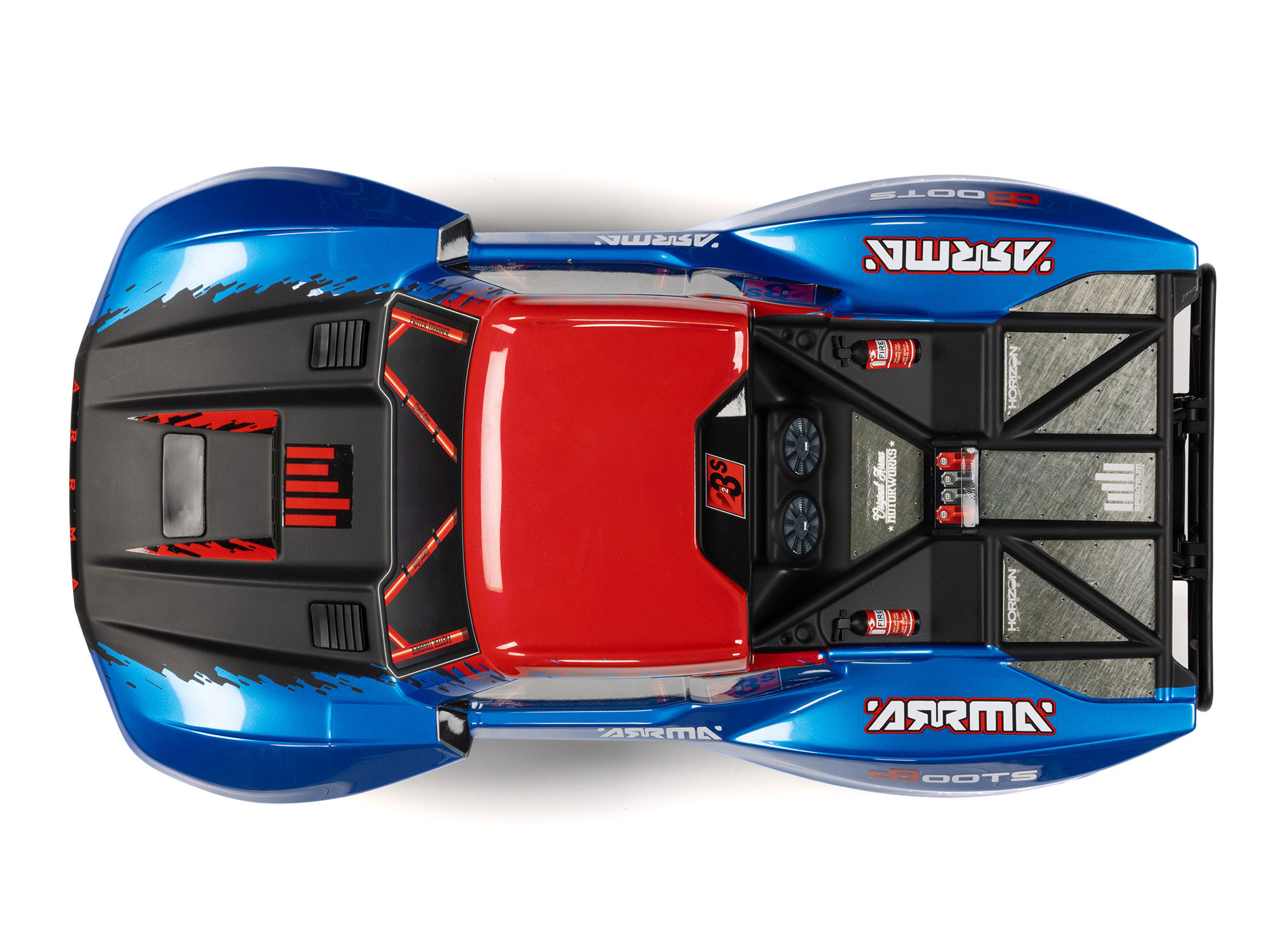 Arrma Fury 223S BLX Brushless 2WD Short Course Truck RTR with DSC 1/10 - Blue-14