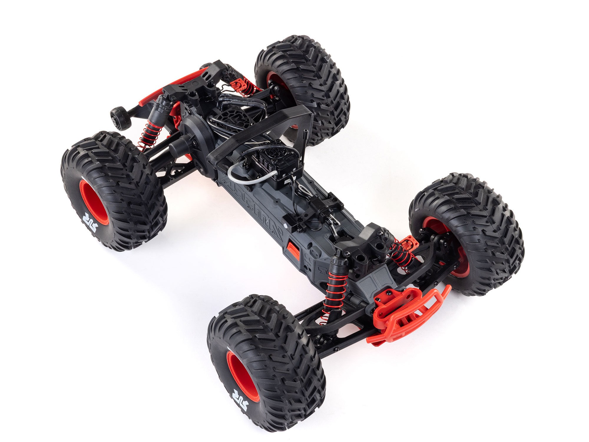 Arrma 1/10 QUAKE 223S DSC 2WD RTR Brushless Monster Truck, Red-16