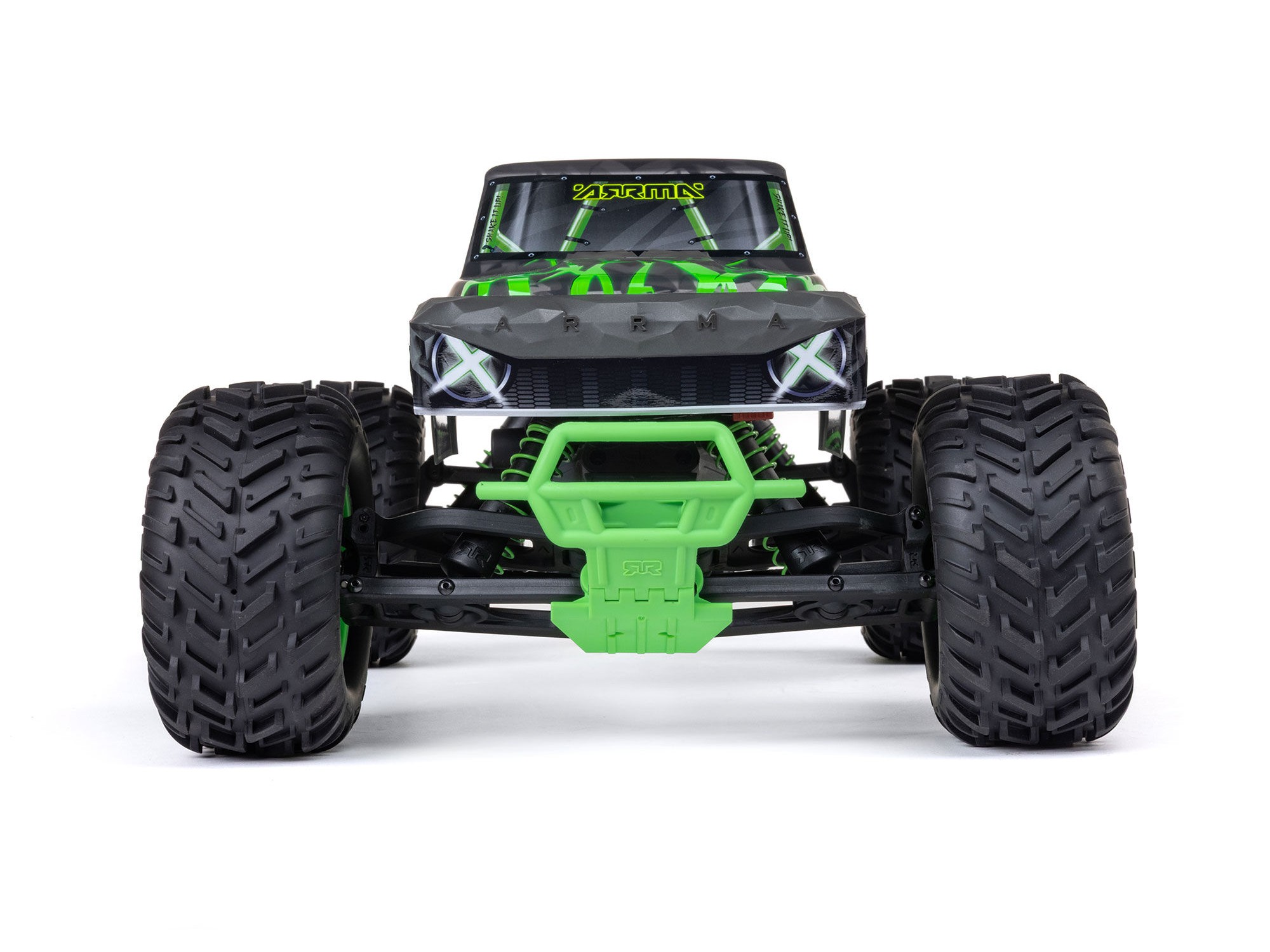 1/10 QUAKE 223S DSC 2WD RTR Brushless Monster Truck, Green-3