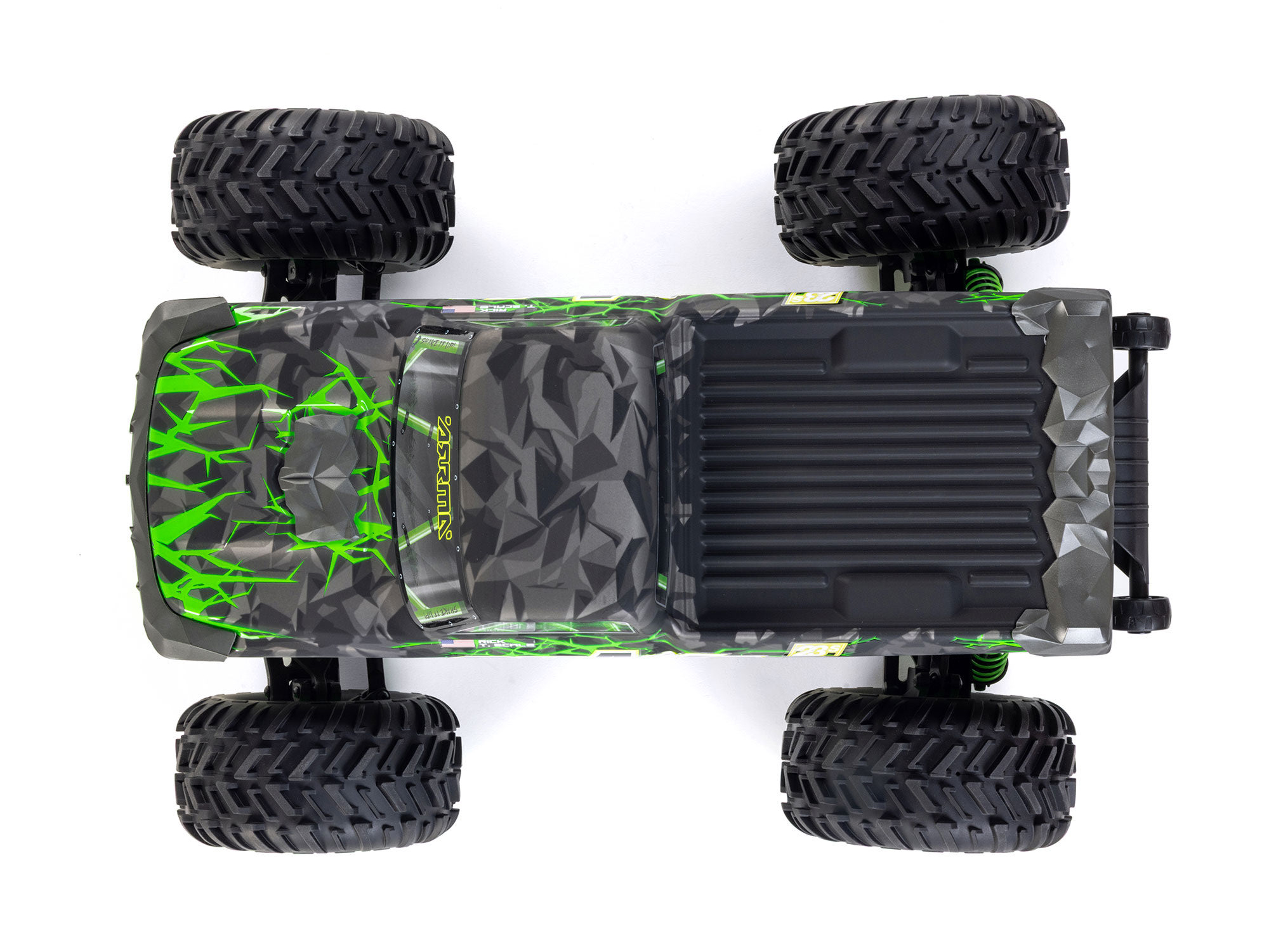 1/10 QUAKE 223S DSC 2WD RTR Brushless Monster Truck, Green-6
