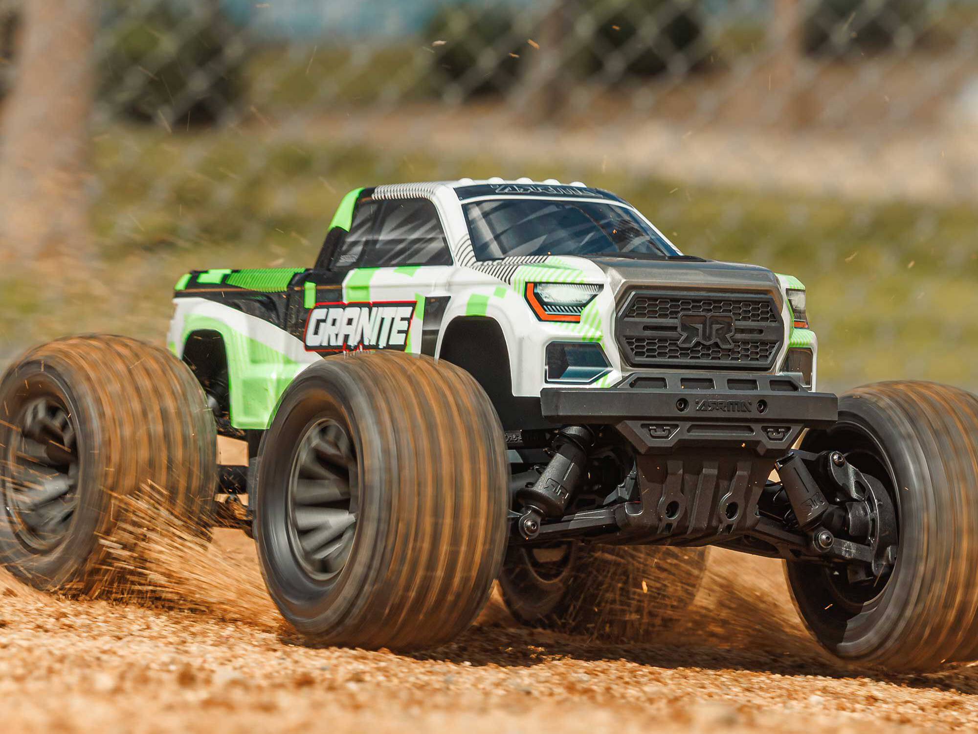 Arrma 1/10 GRANITE MEGA 665 4X4 RTR Monster Truck Green-19