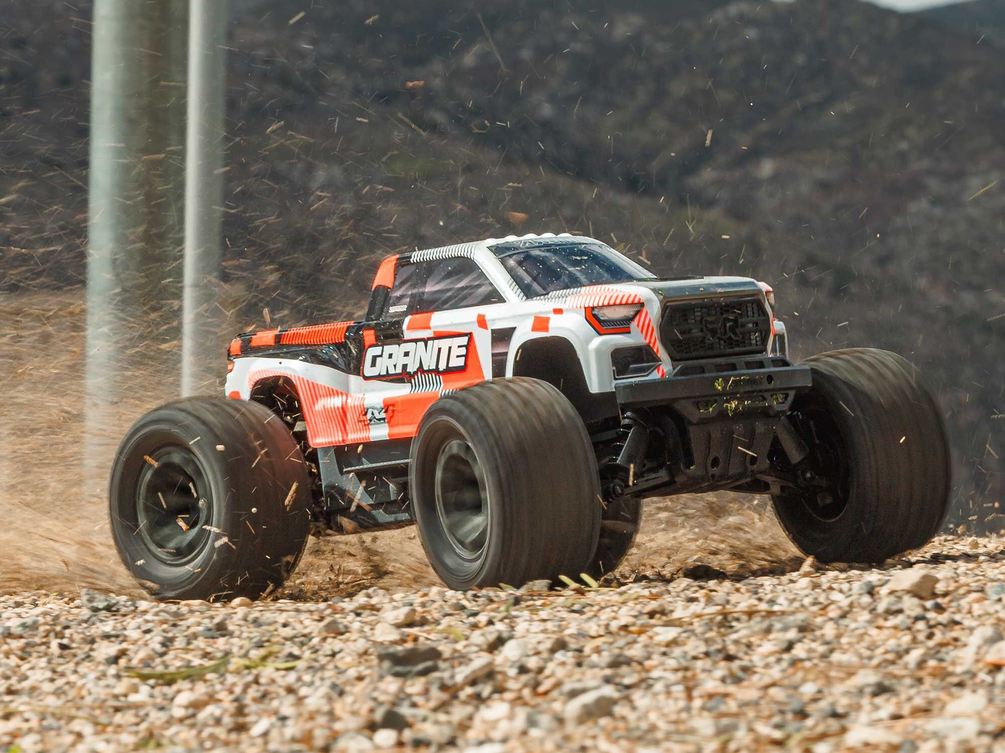 Arrma 1/10 GRANITE MEGA 665 4X4 RTR Monster Truck Orange-19