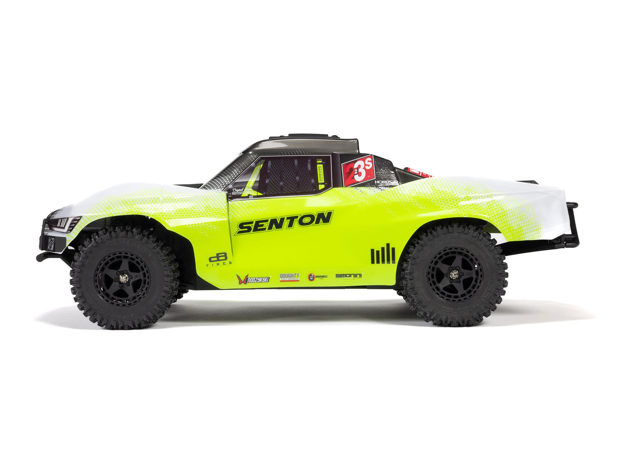 Arrma Senton 223S BLX Brushless 4X4 Short Course Truck RTR with DSC 1/10 - Yellow-19