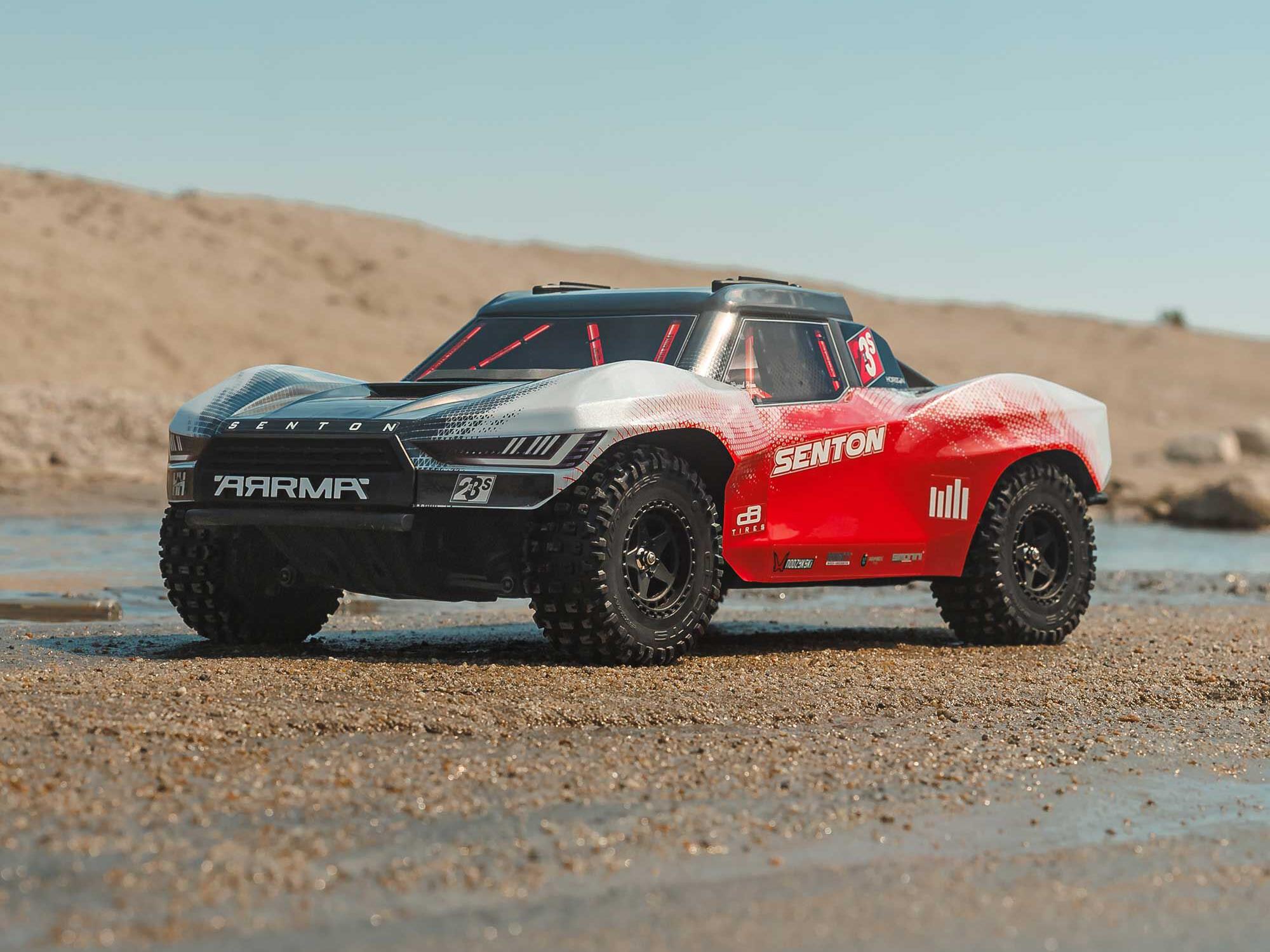 Arrma Senton 223S BLX Brushless 4X4 Short Course Truck RTR with DSC 1/10 - Red-28