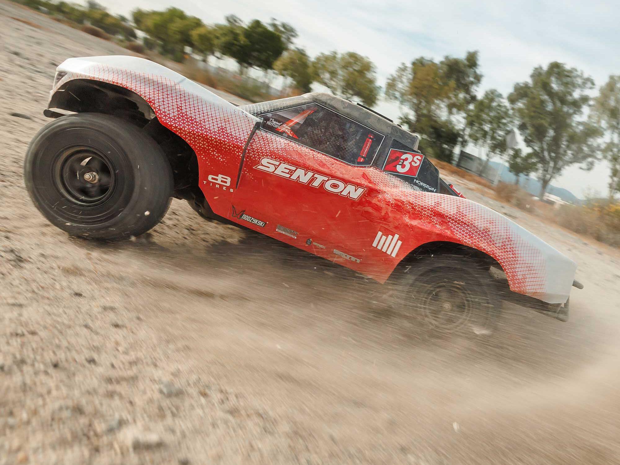 Arrma Senton 223S BLX Brushless 4X4 Short Course Truck RTR with DSC 1/10 - Red-34