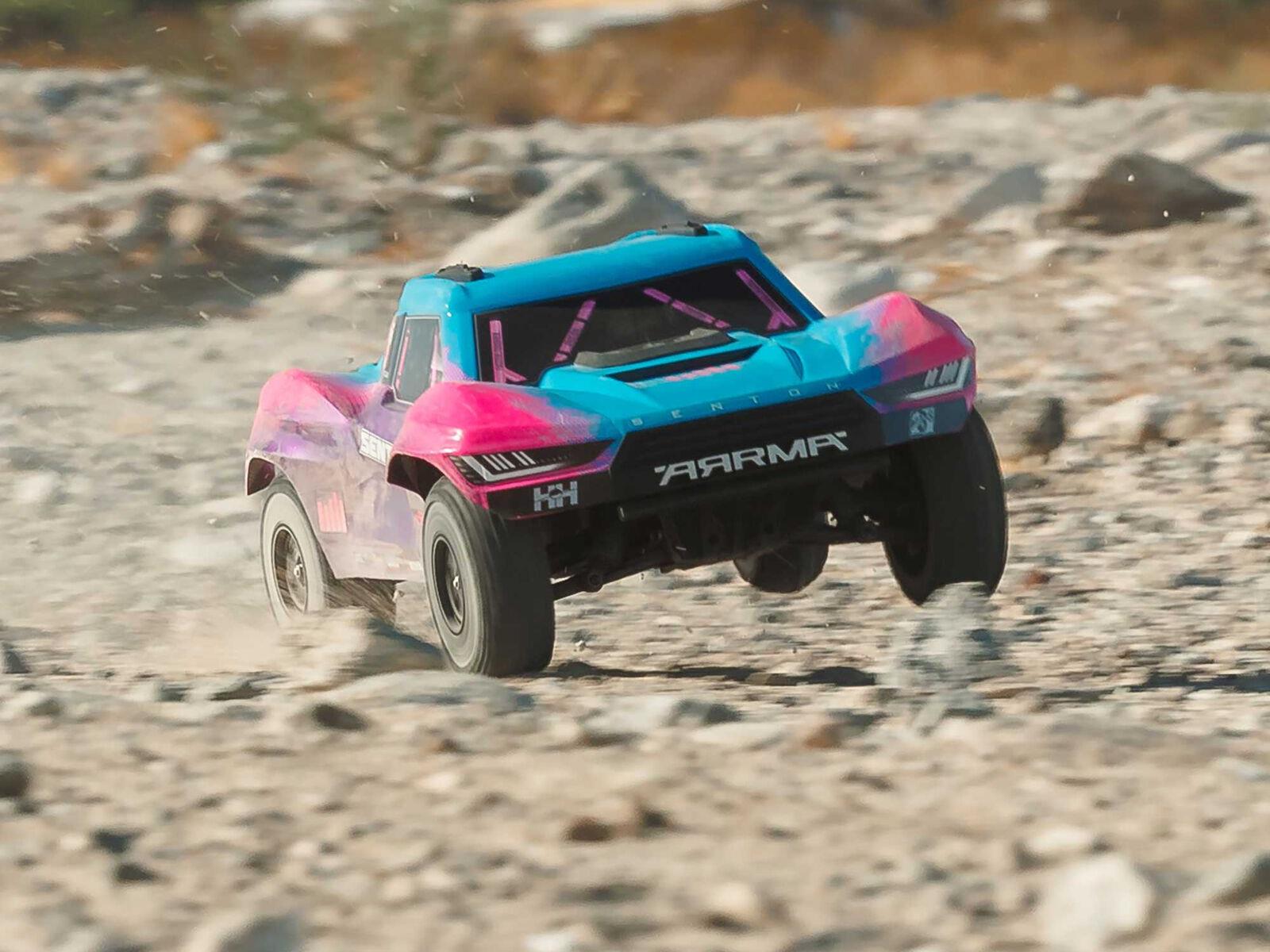 Arrma Senton 223S BLX Brushless 4X4 Short Course Truck RTR with DSC 1/10 - Blue/Purple-34