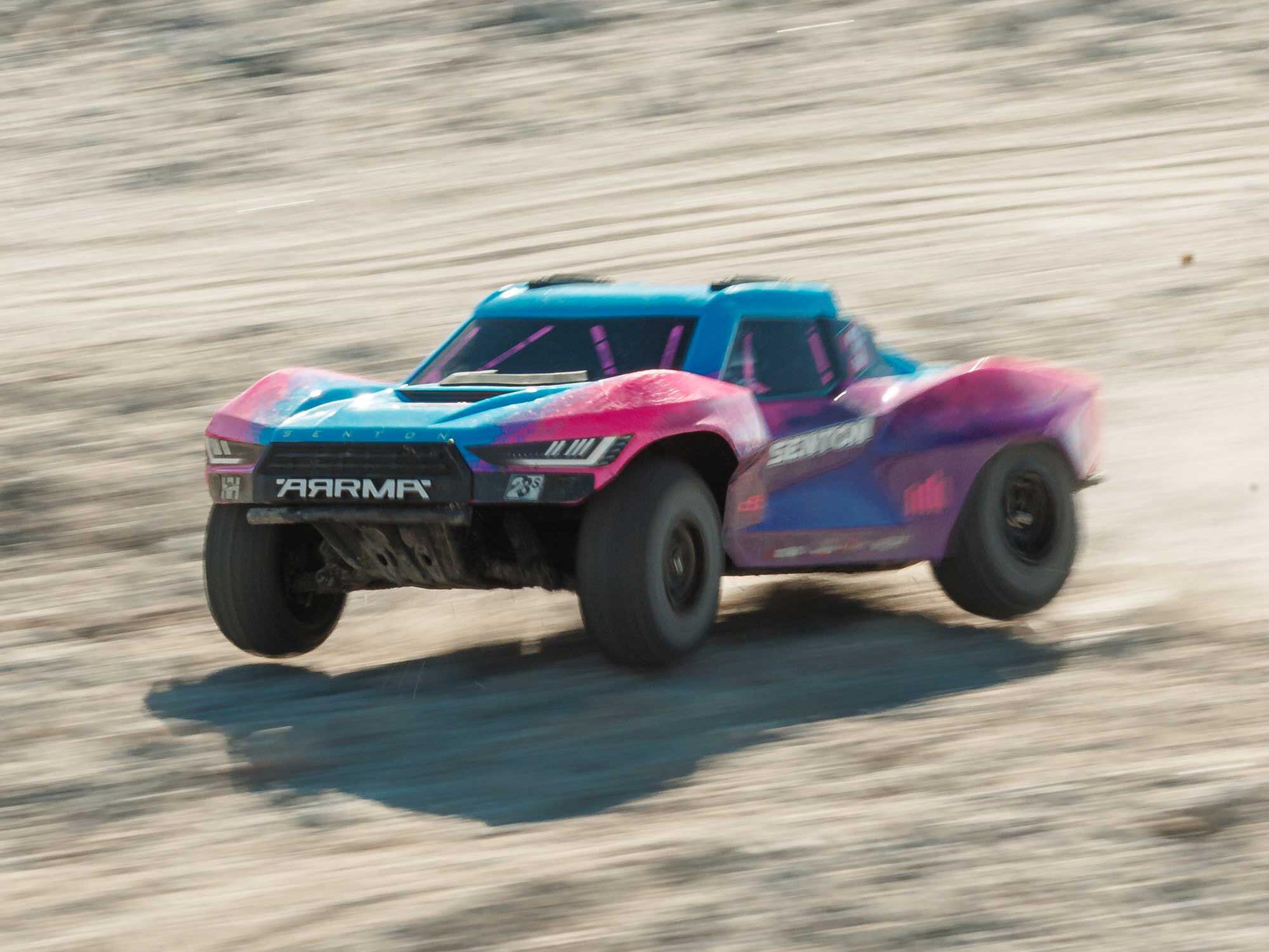 Arrma Senton 223S BLX Brushless 4X4 Short Course Truck RTR with DSC 1/10 - Blue/Purple-37
