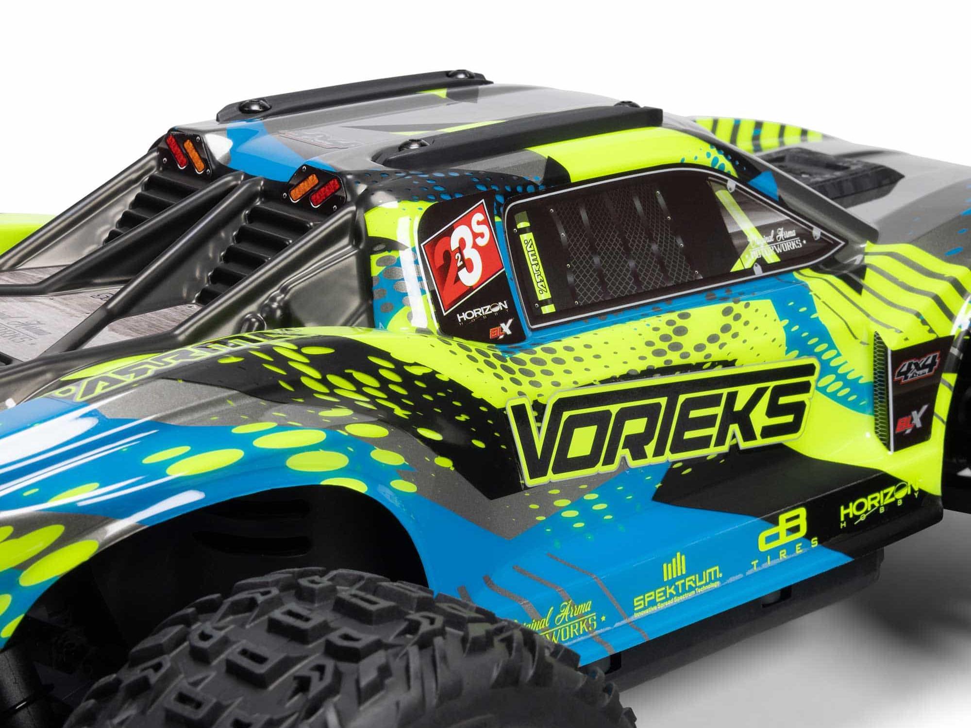 1/10 VORTEKS 223S BLX 4X4 Stadium Truck RTR with DSC Teal-17